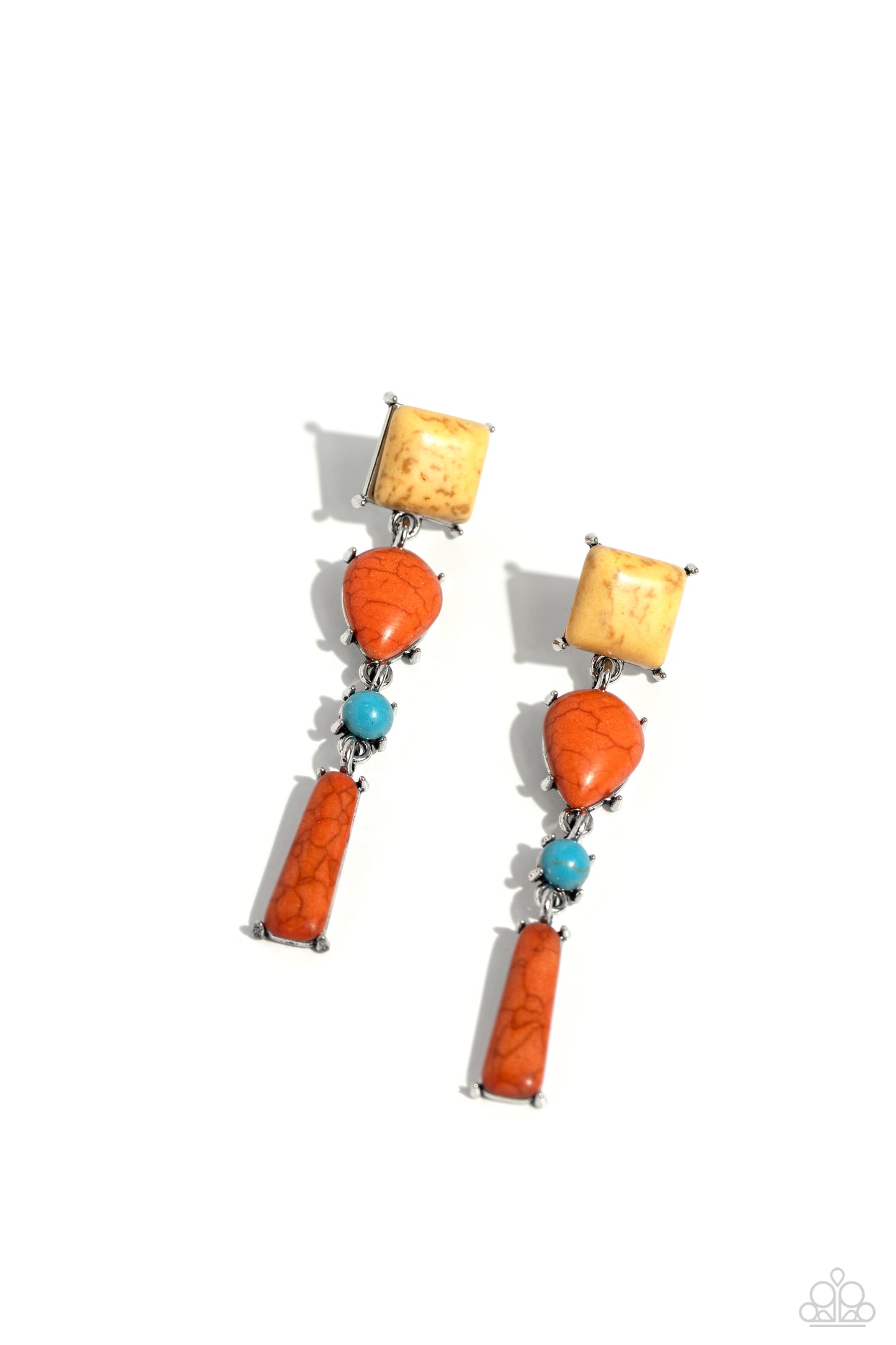 Saharan Sabbatical - orange - Paparazzi earrings