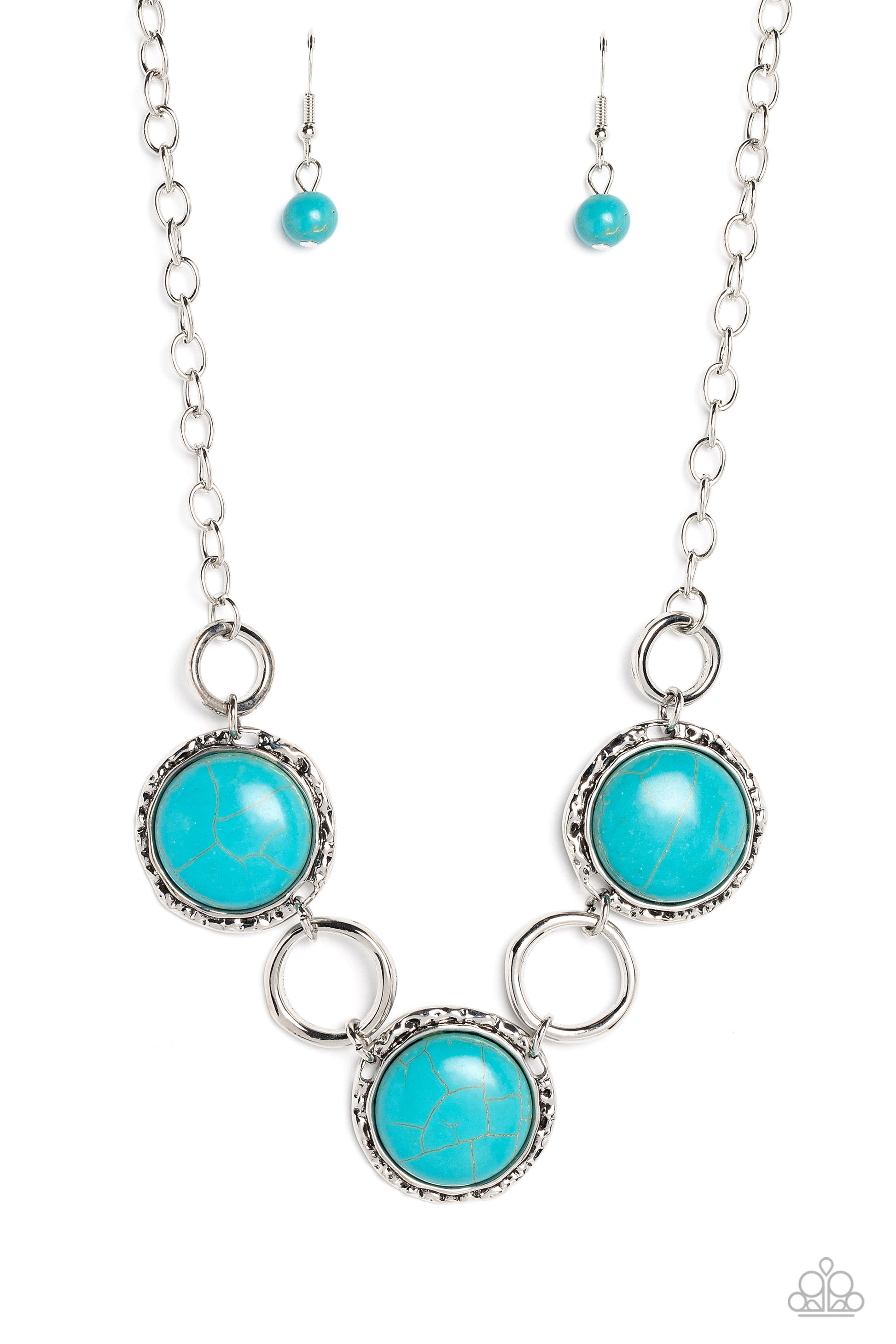 Saharan Scope - blue - Paparazzi necklace