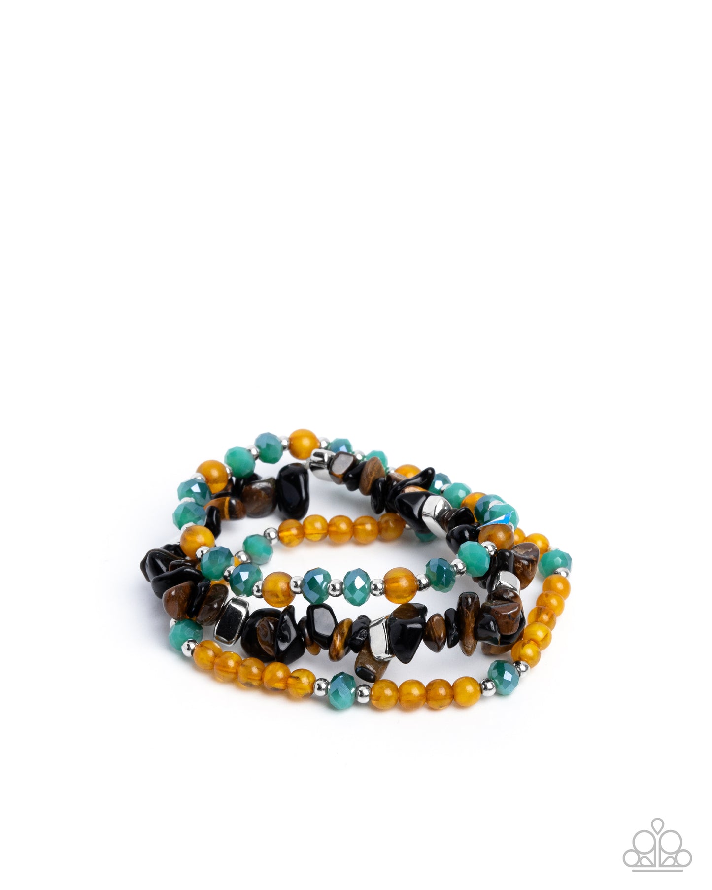 Santa Fe Stacks - black - Paparazzi bracelet