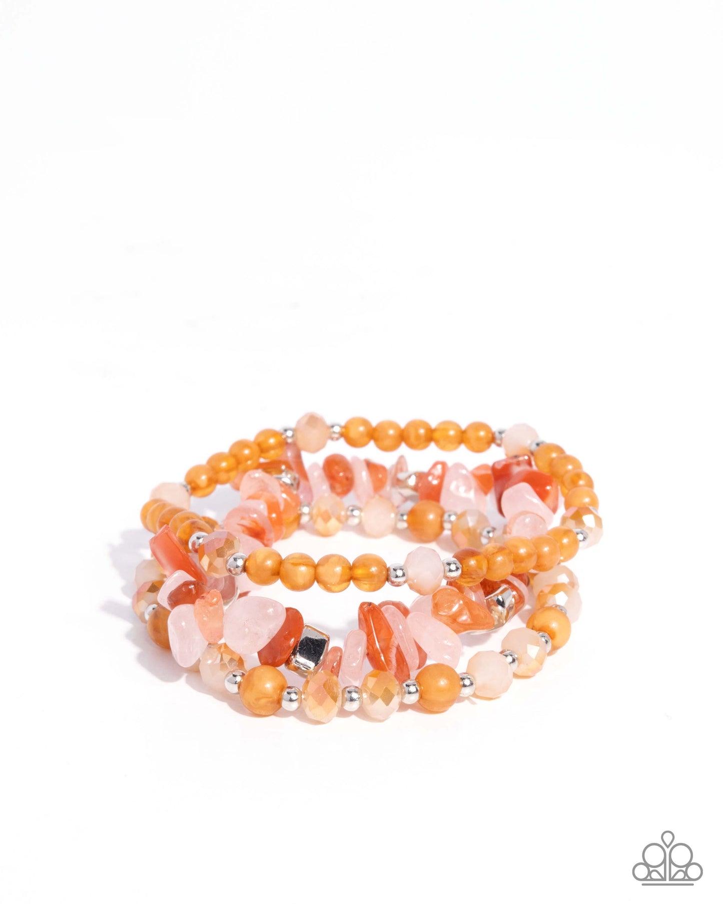 Santa Fe Stacks - orange - Paparazzi bracelet