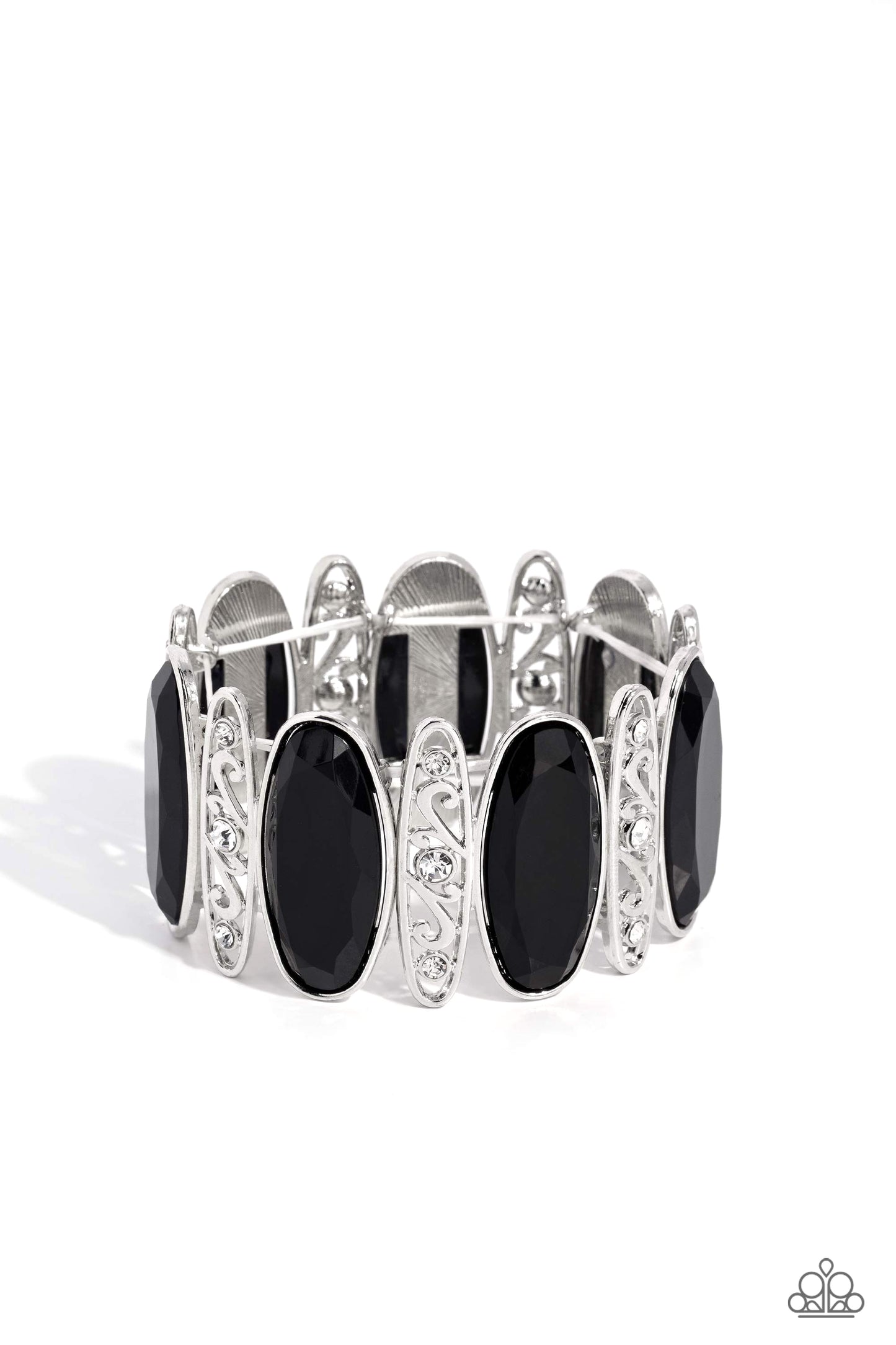 Saturated Sparkle - black - Paparazzi bracelet