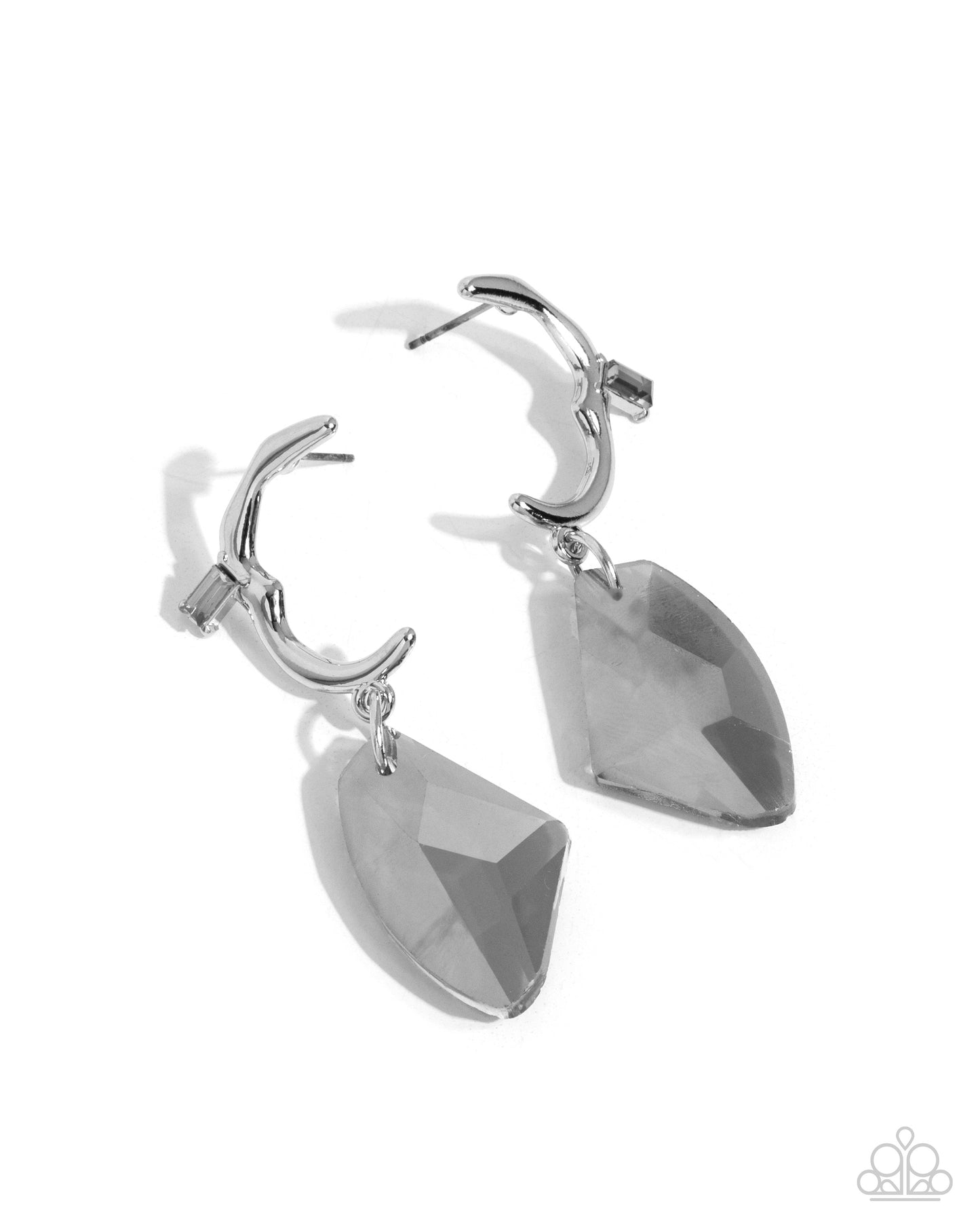 Savory Side - silver - Paparazzi earrings