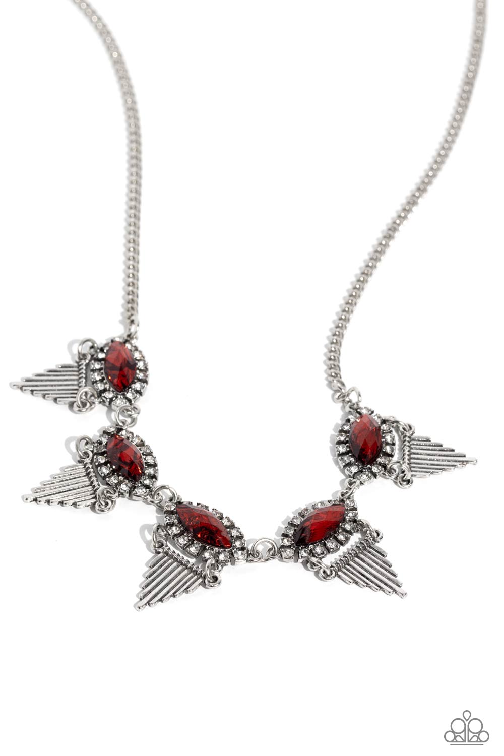 Scintillating Shimmer - red - Paparazzi necklace