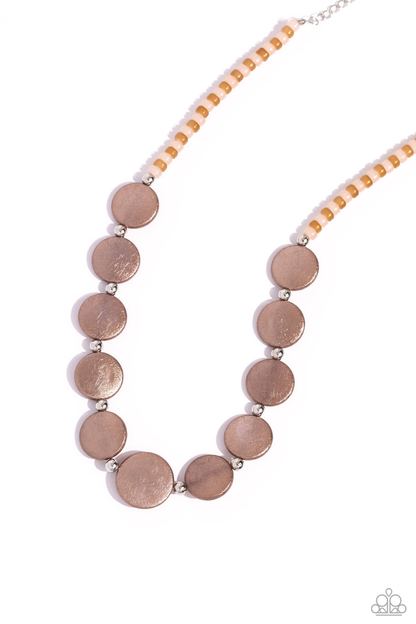 Scratched Showtime - brown - Paparazzi necklace