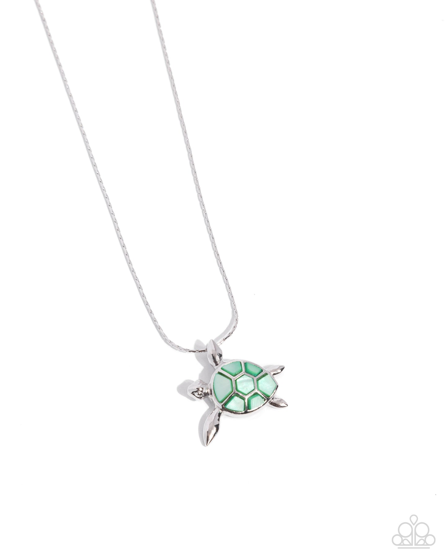 Sea Turtle Statement - green - Paparazzi necklace