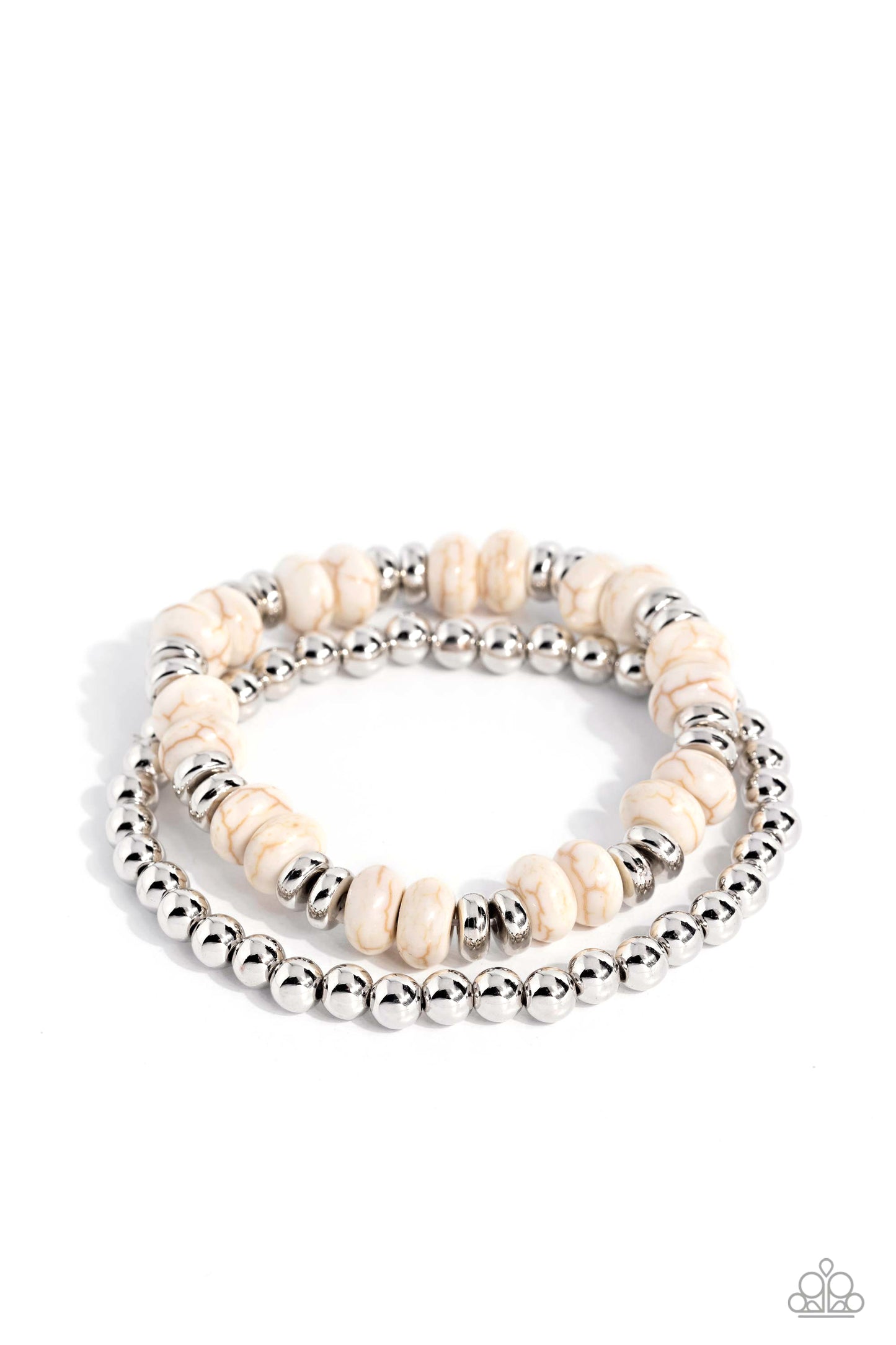 Secret Quarry - white - Paparazzi bracelet