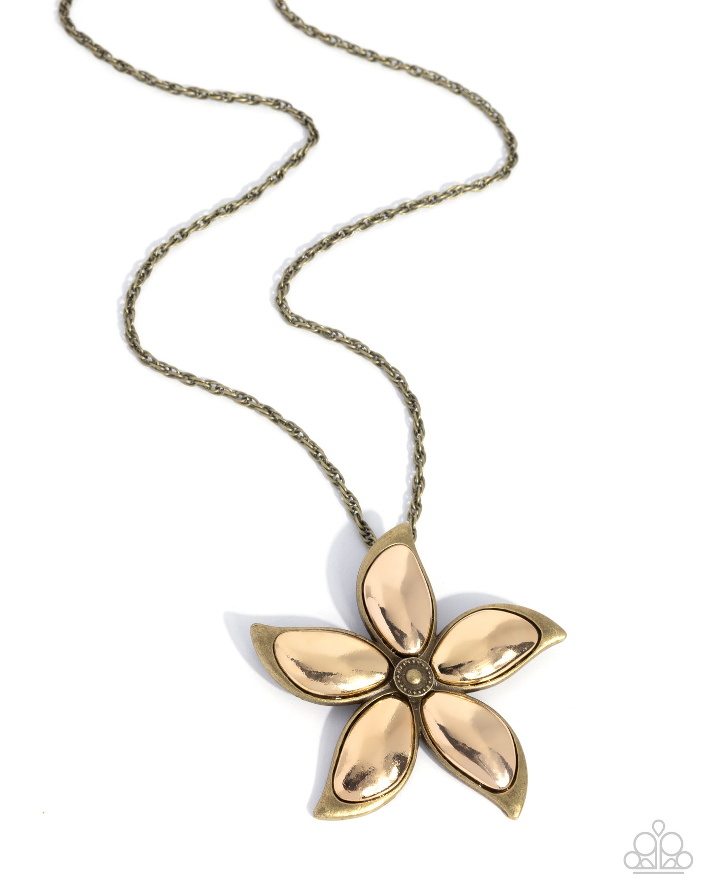 Sensational Sheen - brass - Paparazzi necklace