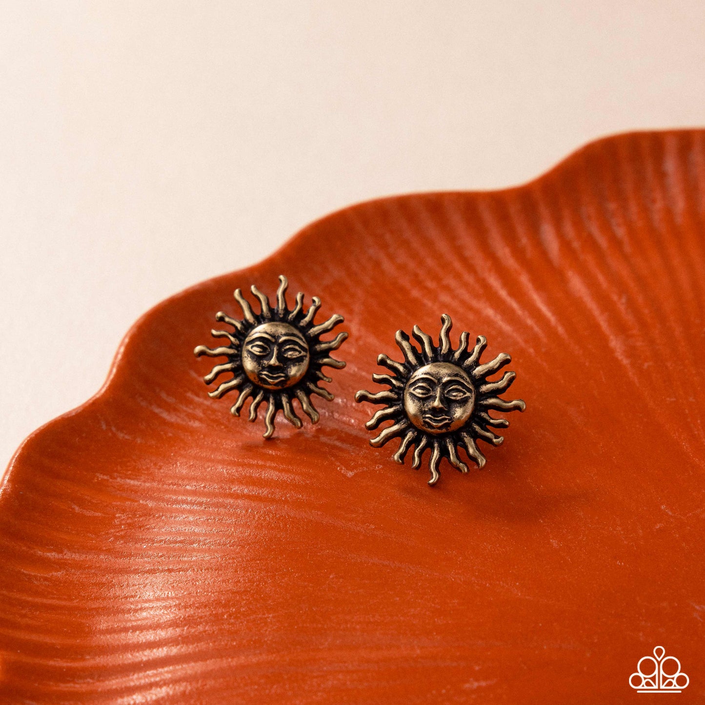 Sensational Sunrise - brass - Paparazzi earrings