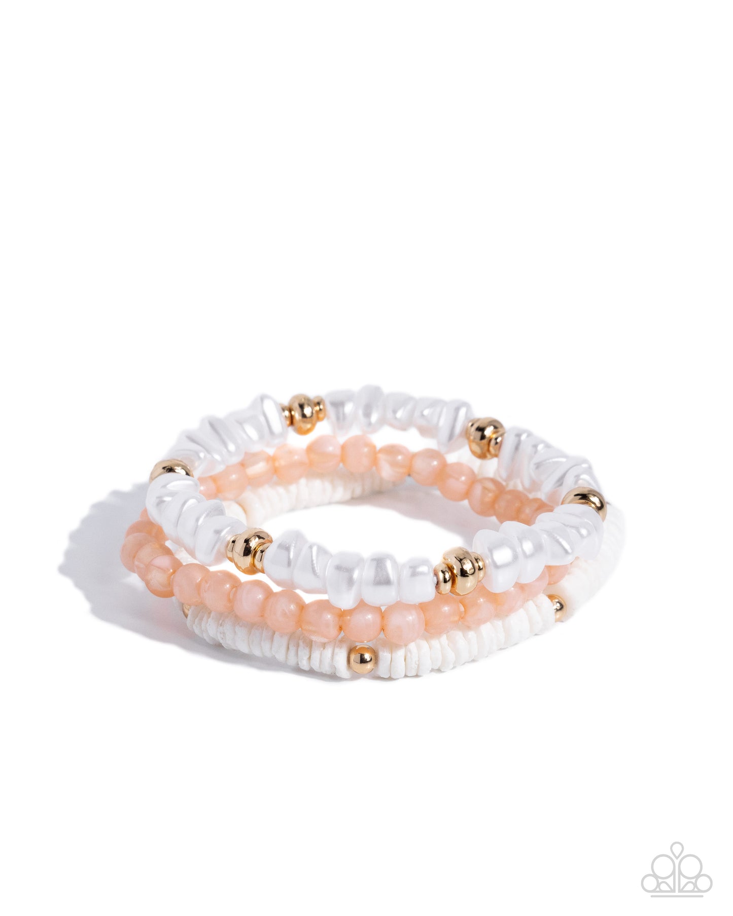Sensible Shells - orange - Paparazzi bracelet