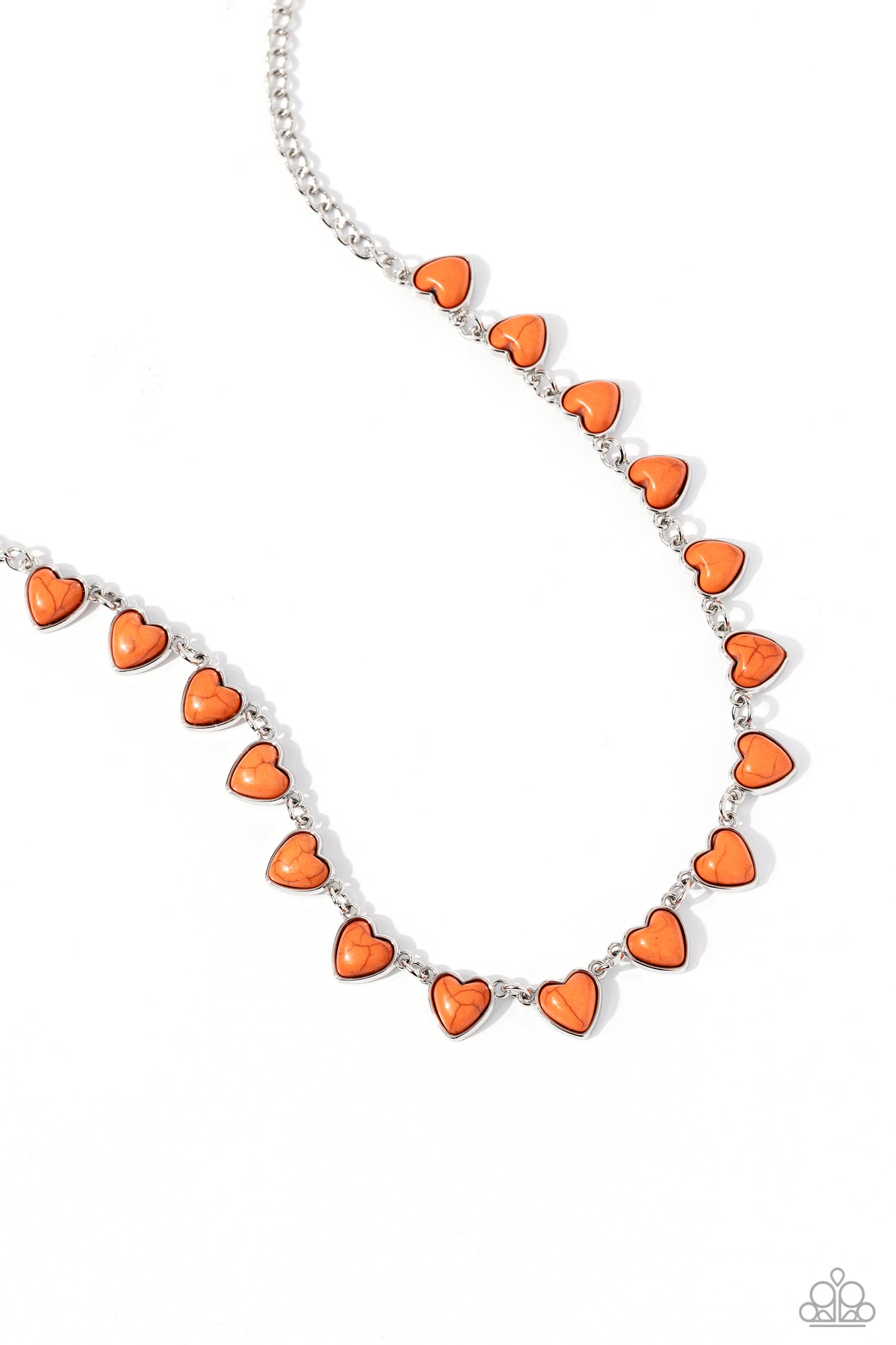 Sentimental Stones - orange - Paparazzi necklace
