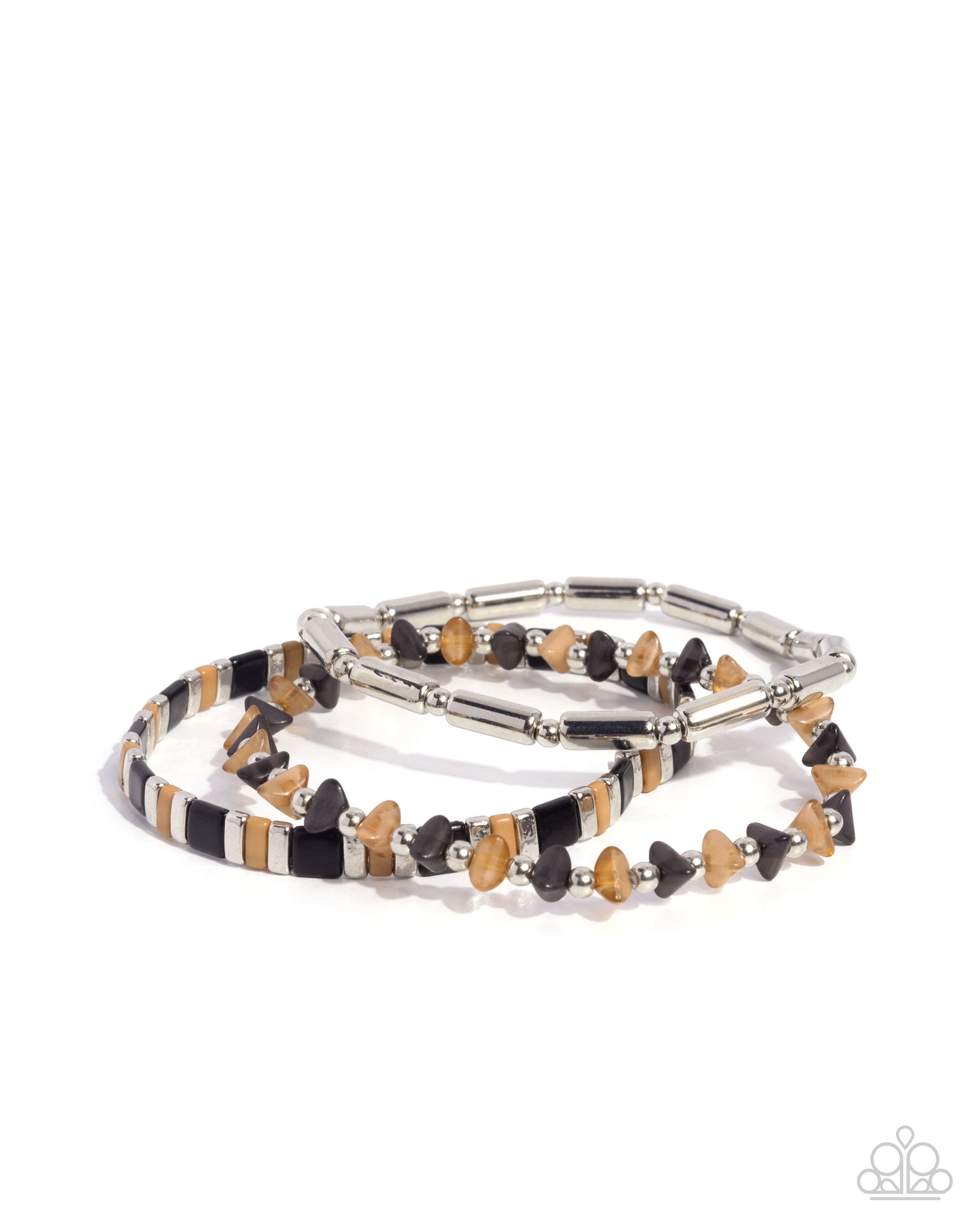 Serendipitous Stack - black - Paparazzi bracelet
