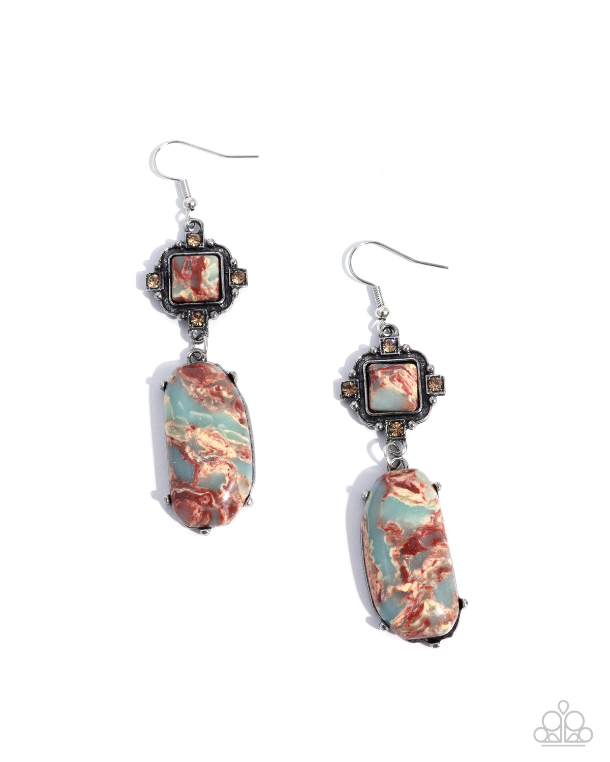 Serene Showcase - multi - Paparazzi earrings