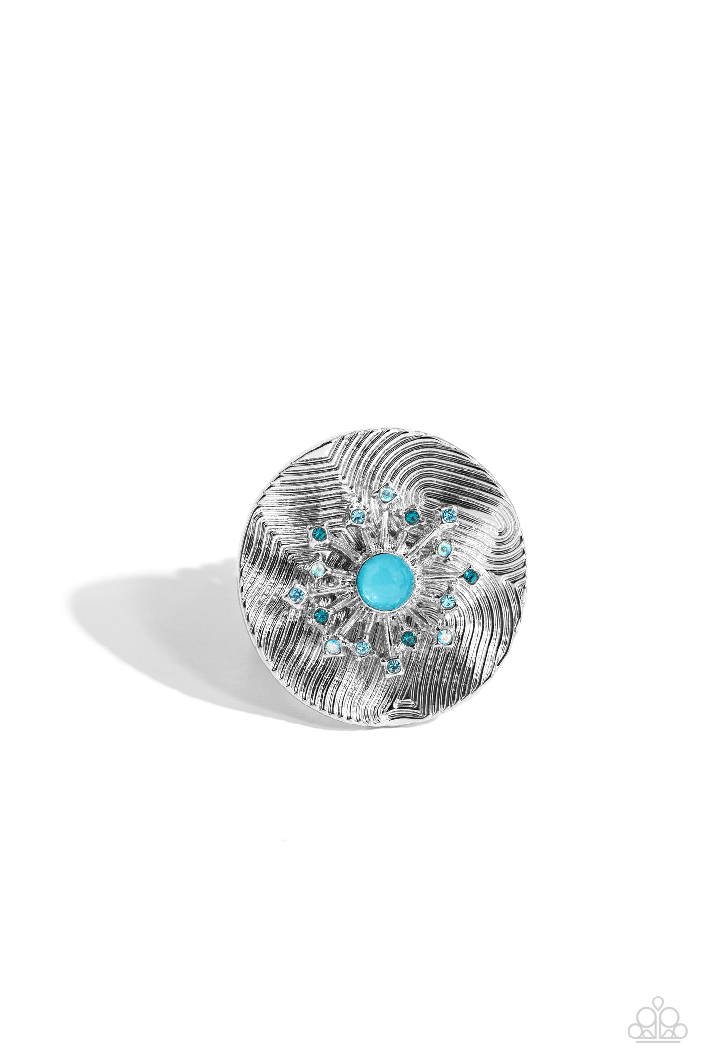 Seriously SUNBURST - blue - Paparazzi ring