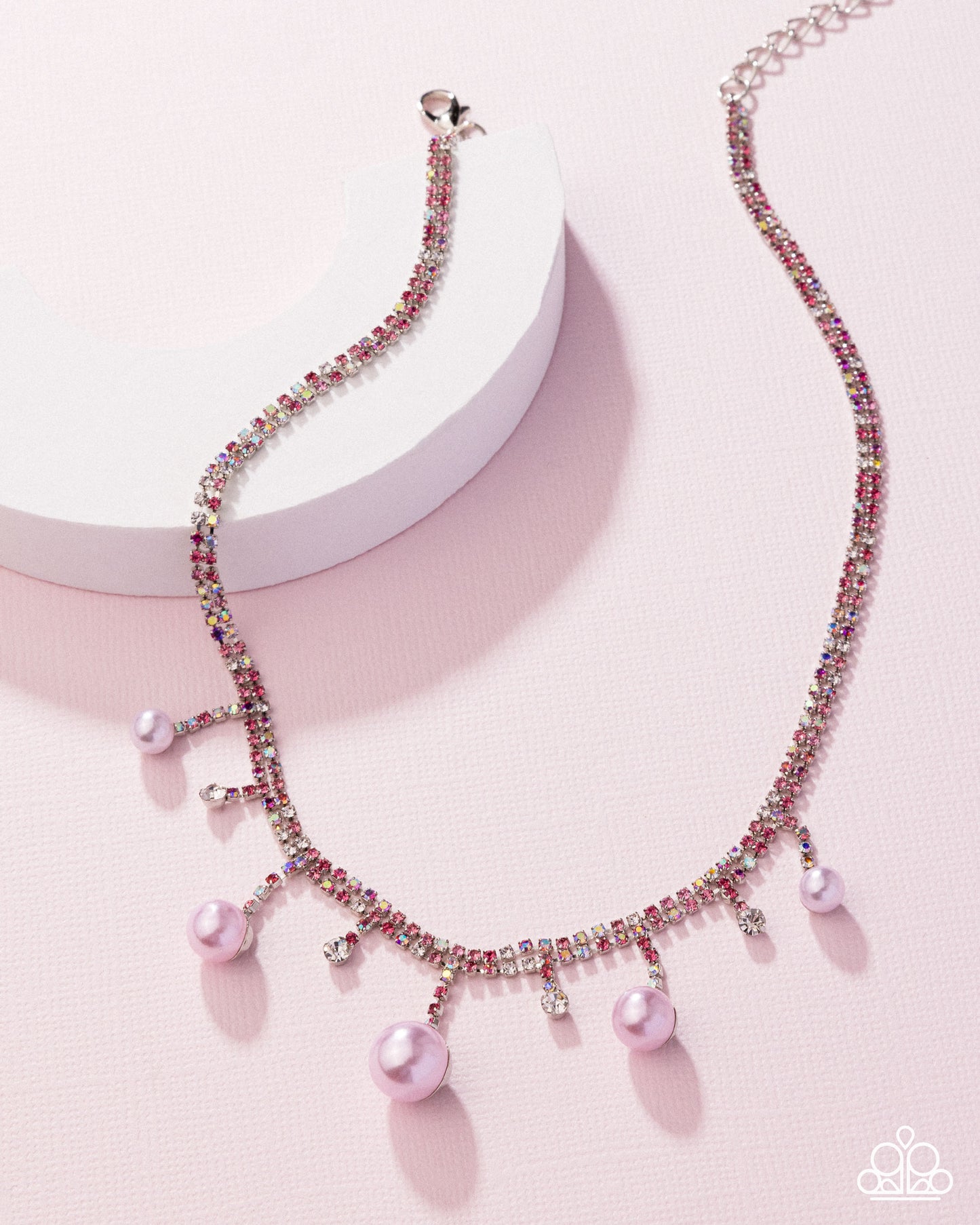 Shimmery Safeguard - pink - Paparazzi necklace