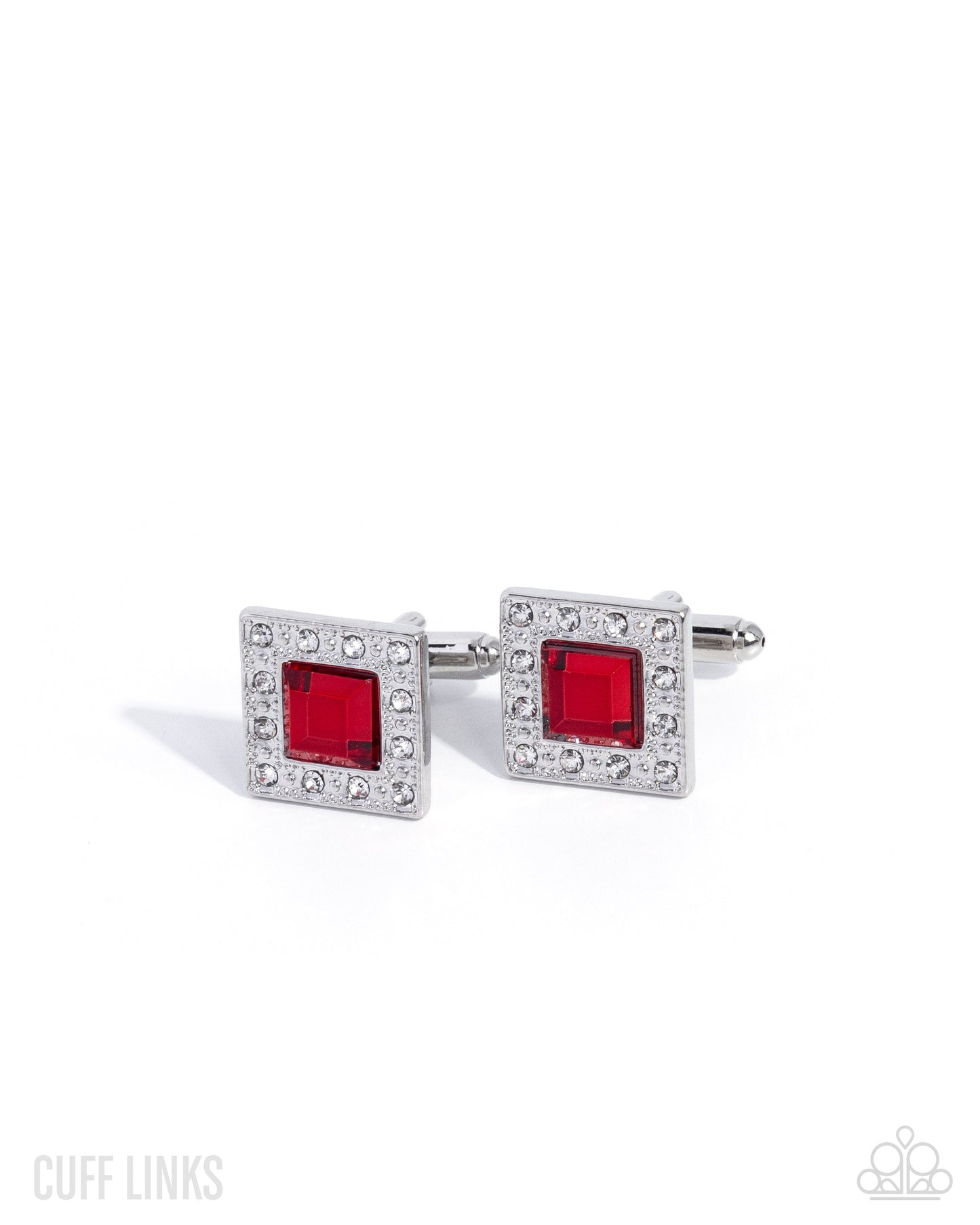 Sight to Behold - red - Paparazzi MENS cufflinks