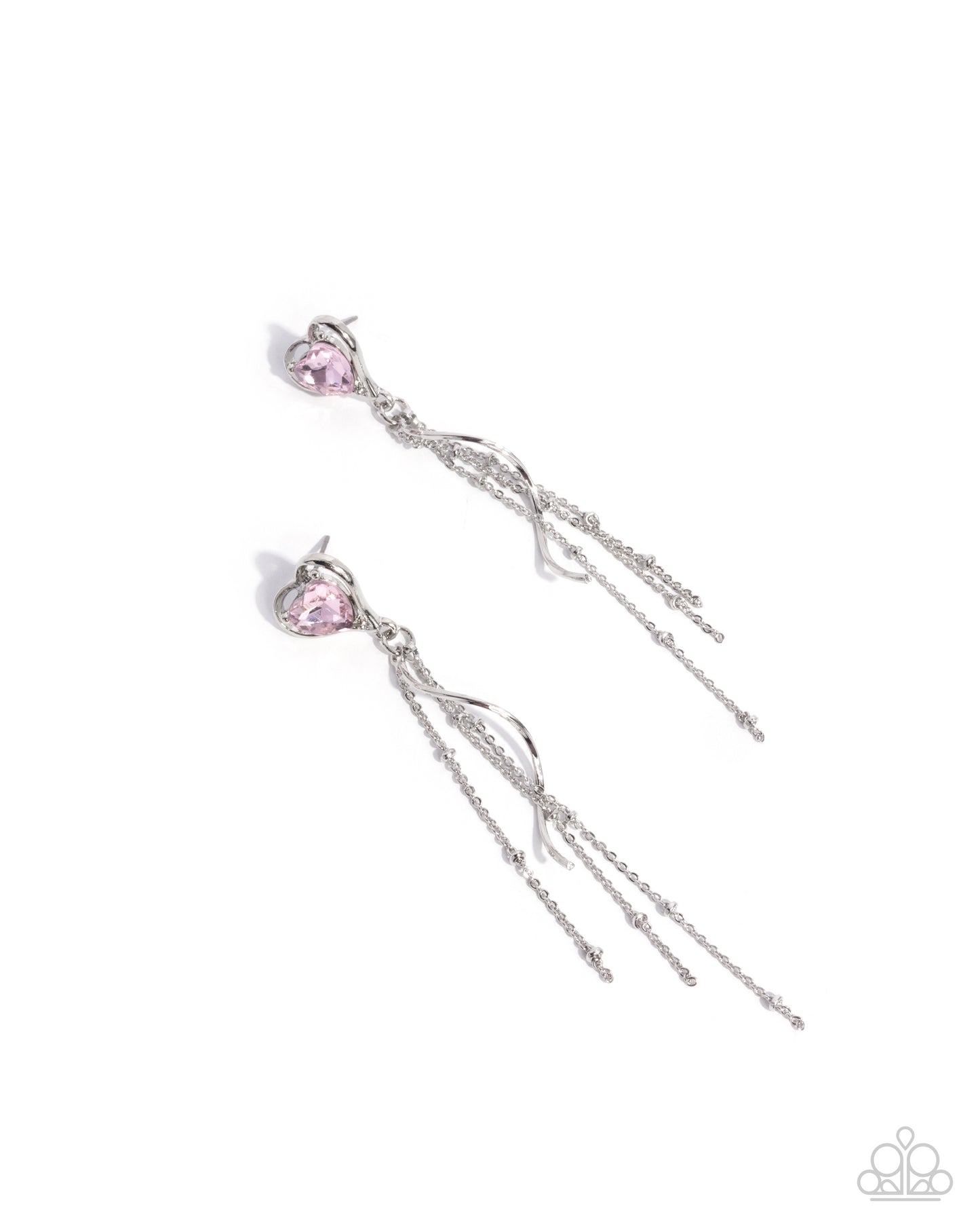 Simply Smitten - pink - Paparazzi earrings