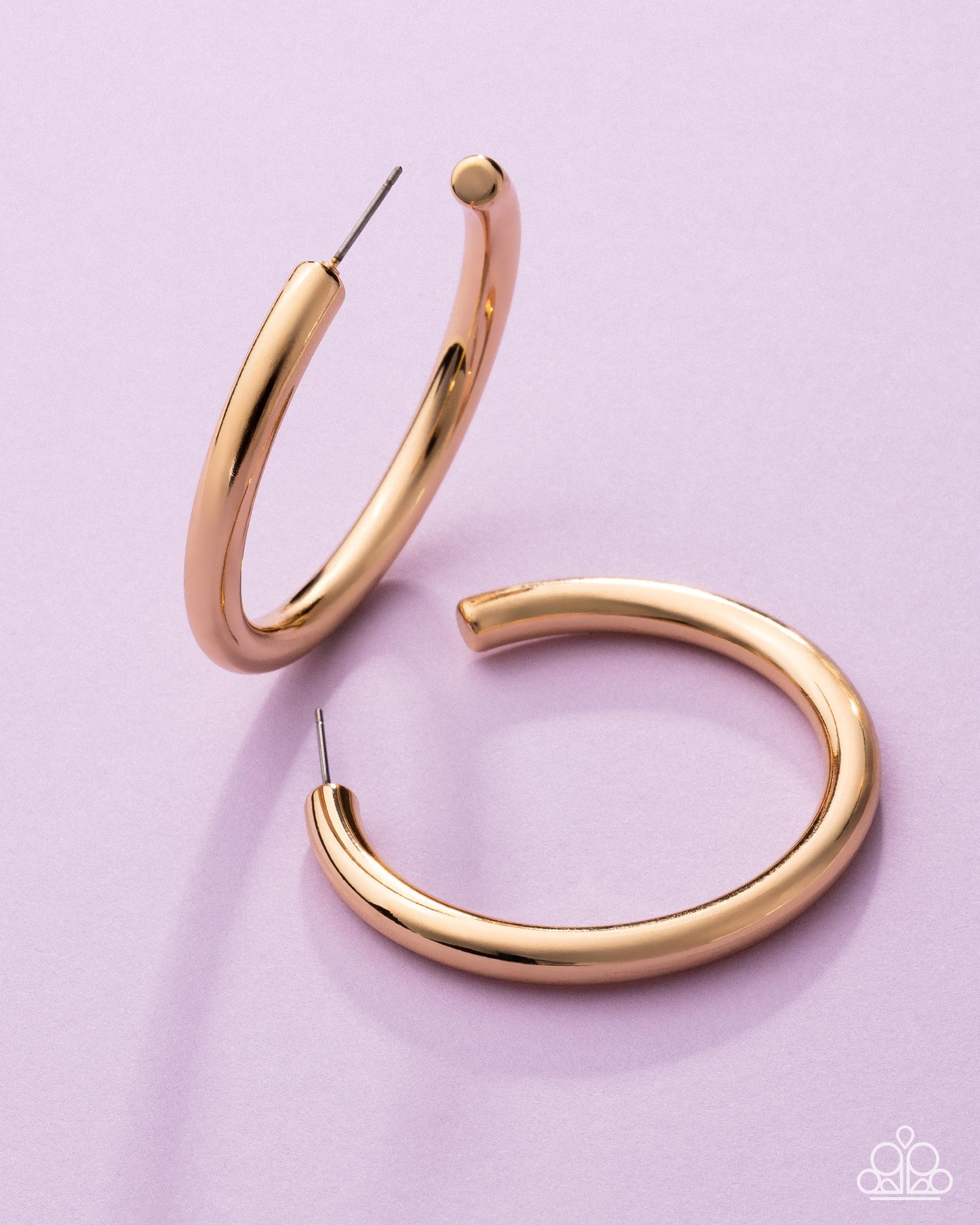 Sinuous Sheen - gold - Paparazzi earrings