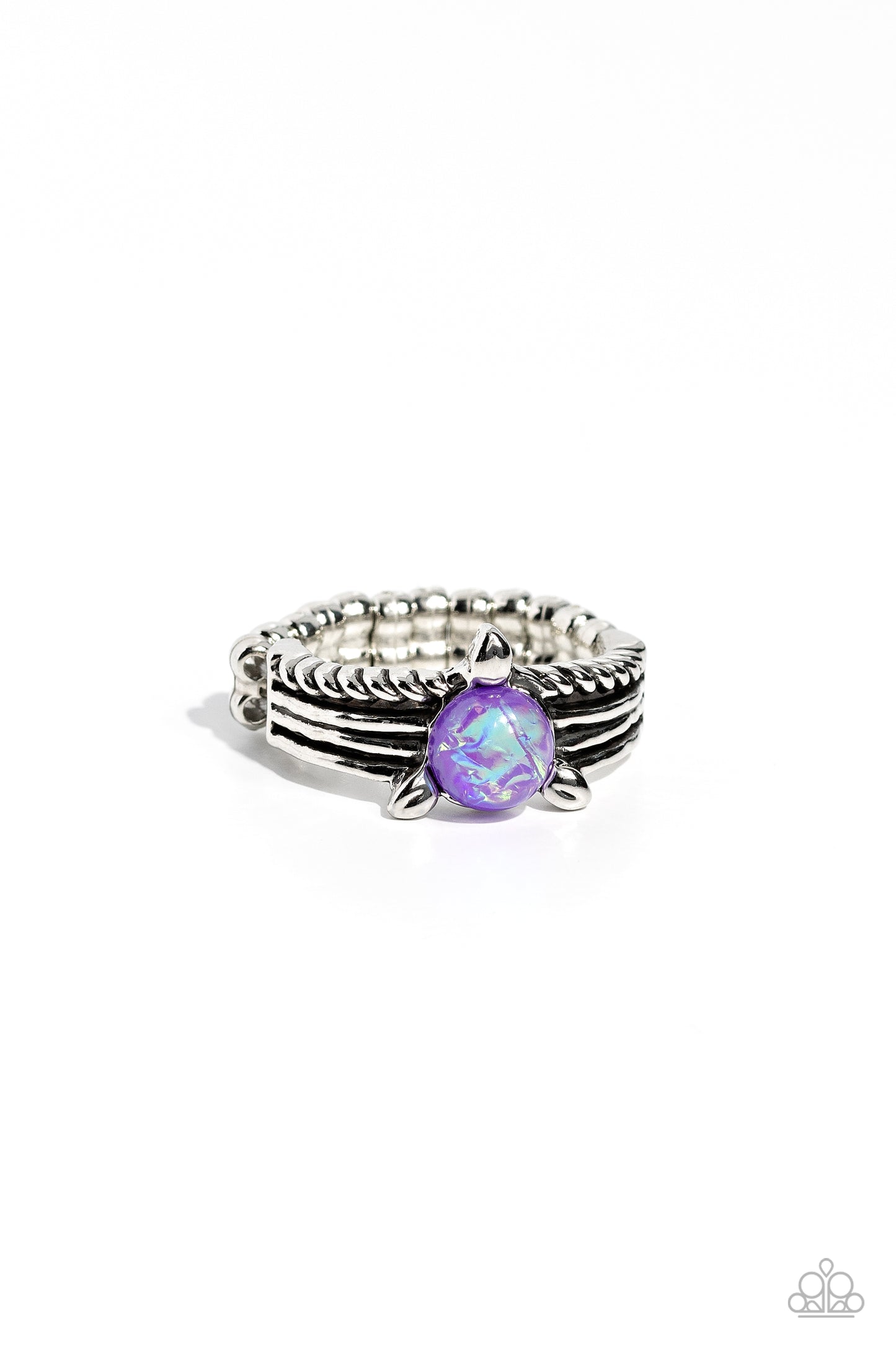 Sinuous Spotlight - purple - Paparazzi ring