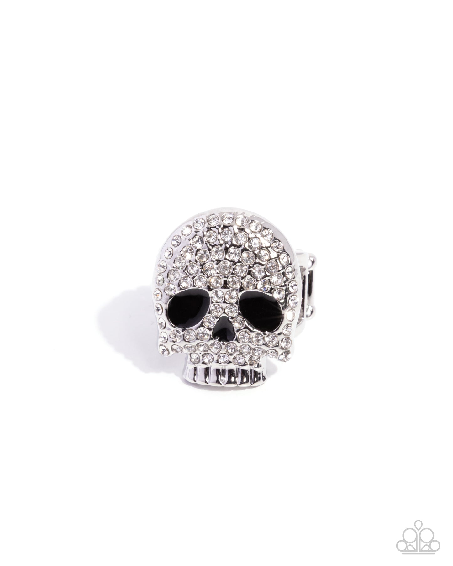 Skeleton Shimmer - white - Paparazzi ring