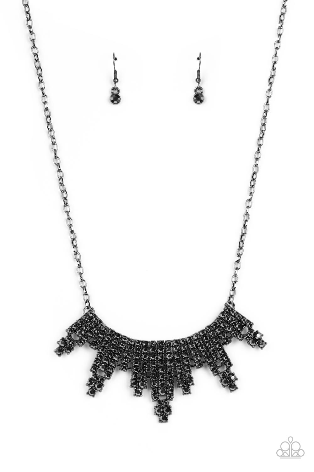 Skyscraping Sparkle - black - Paparazzi necklace