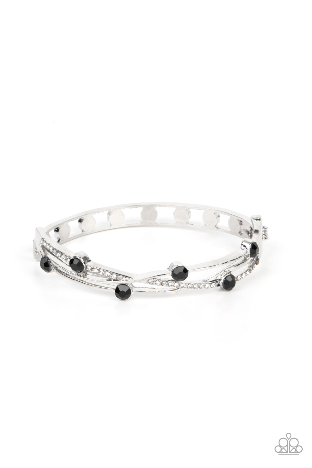 Slammin Sparkle - black - Paparazzi bracelet