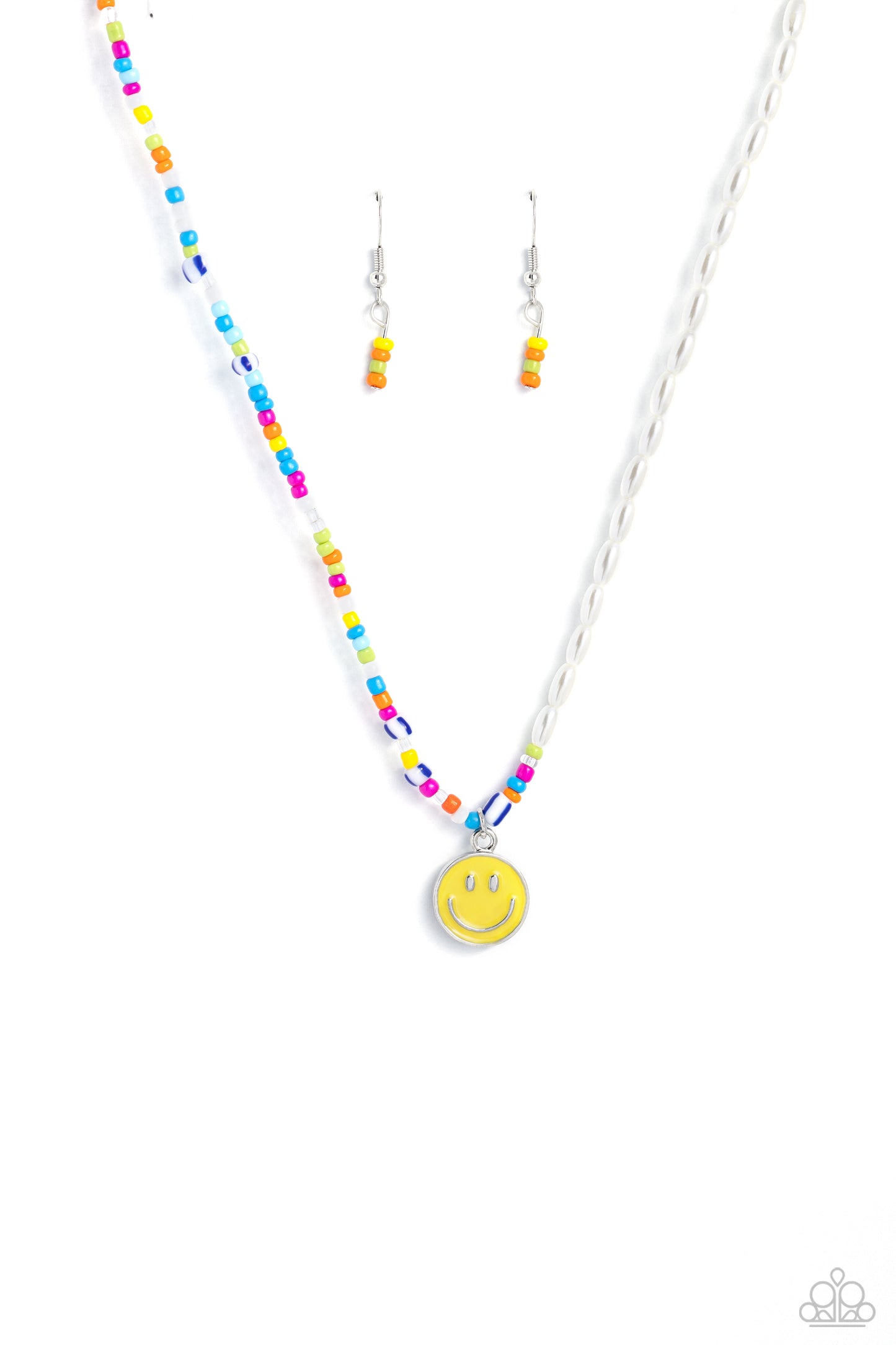 Smiling Showdown - yellow - Paparazzi necklace