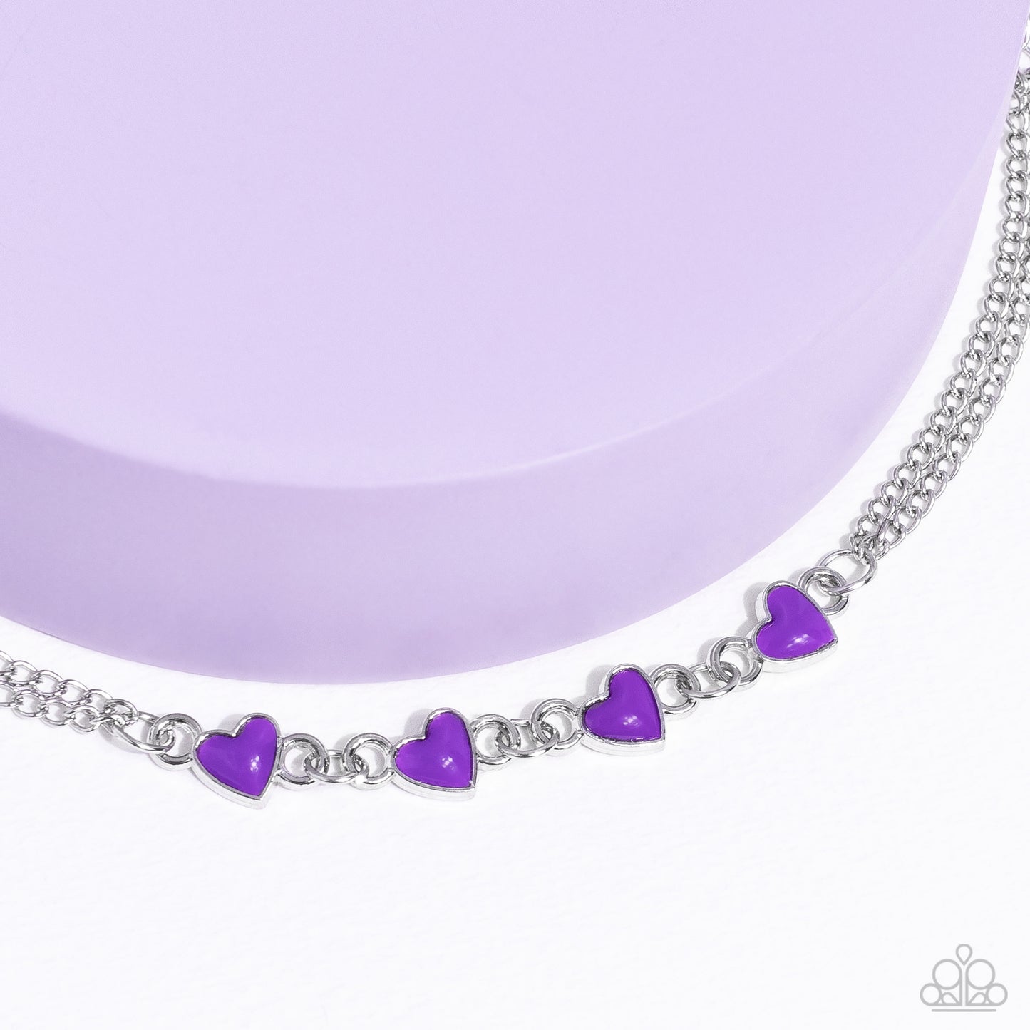 Smitten Sweethearts - purple - Paparazzi bracelet