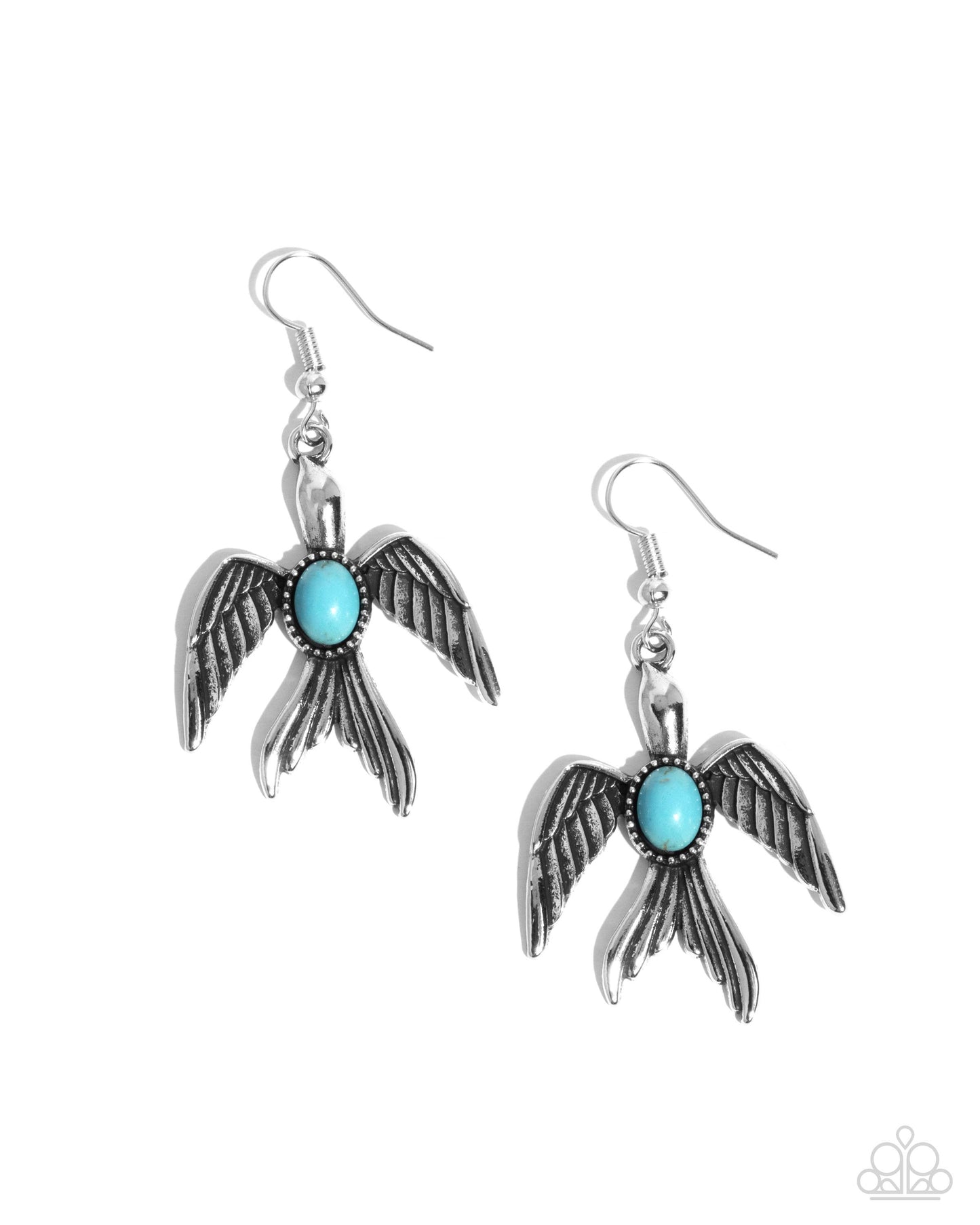 Soaring Stones - blue - Paparazzi earrings