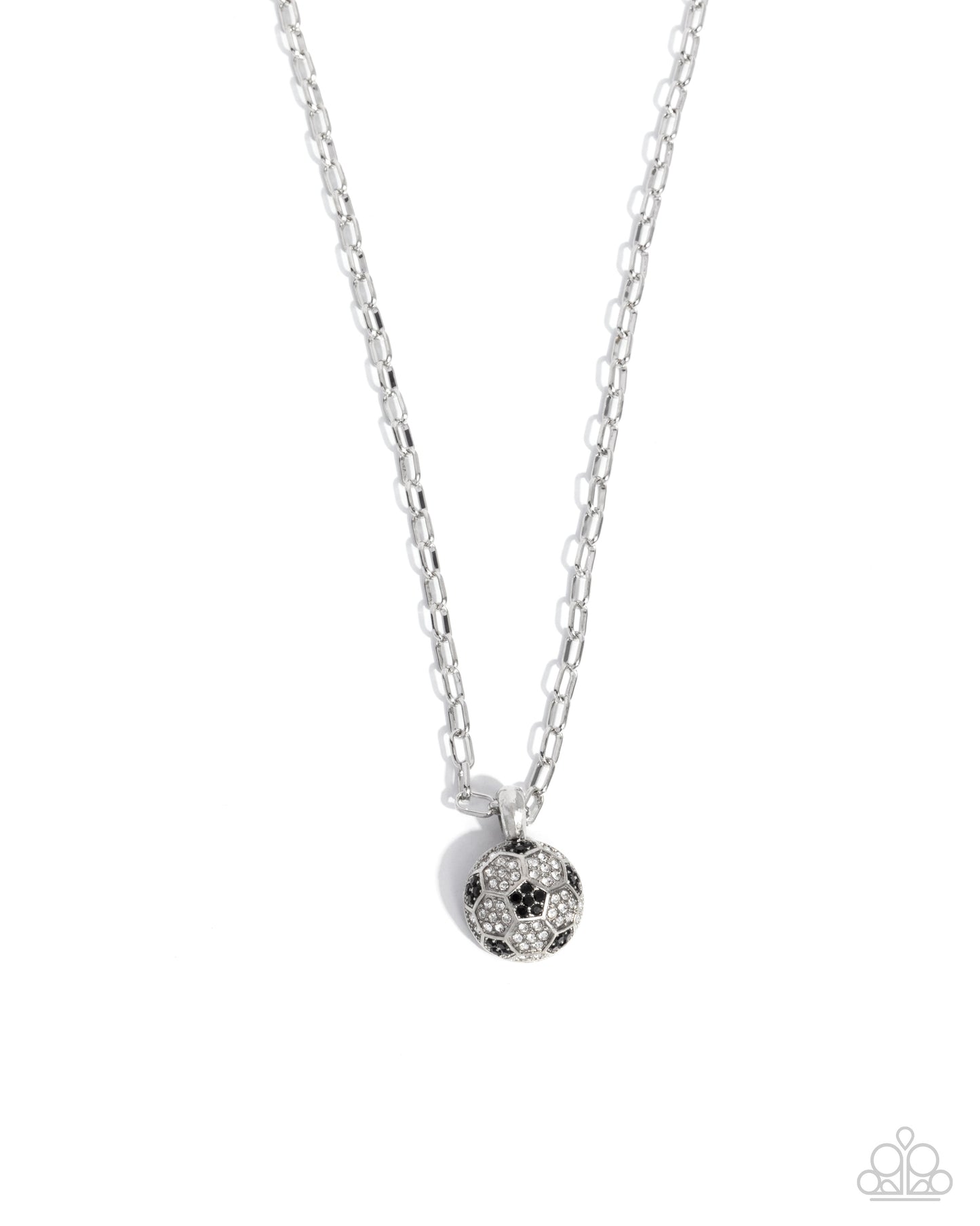 Soccer Pitch - black - Paparazzi necklace
