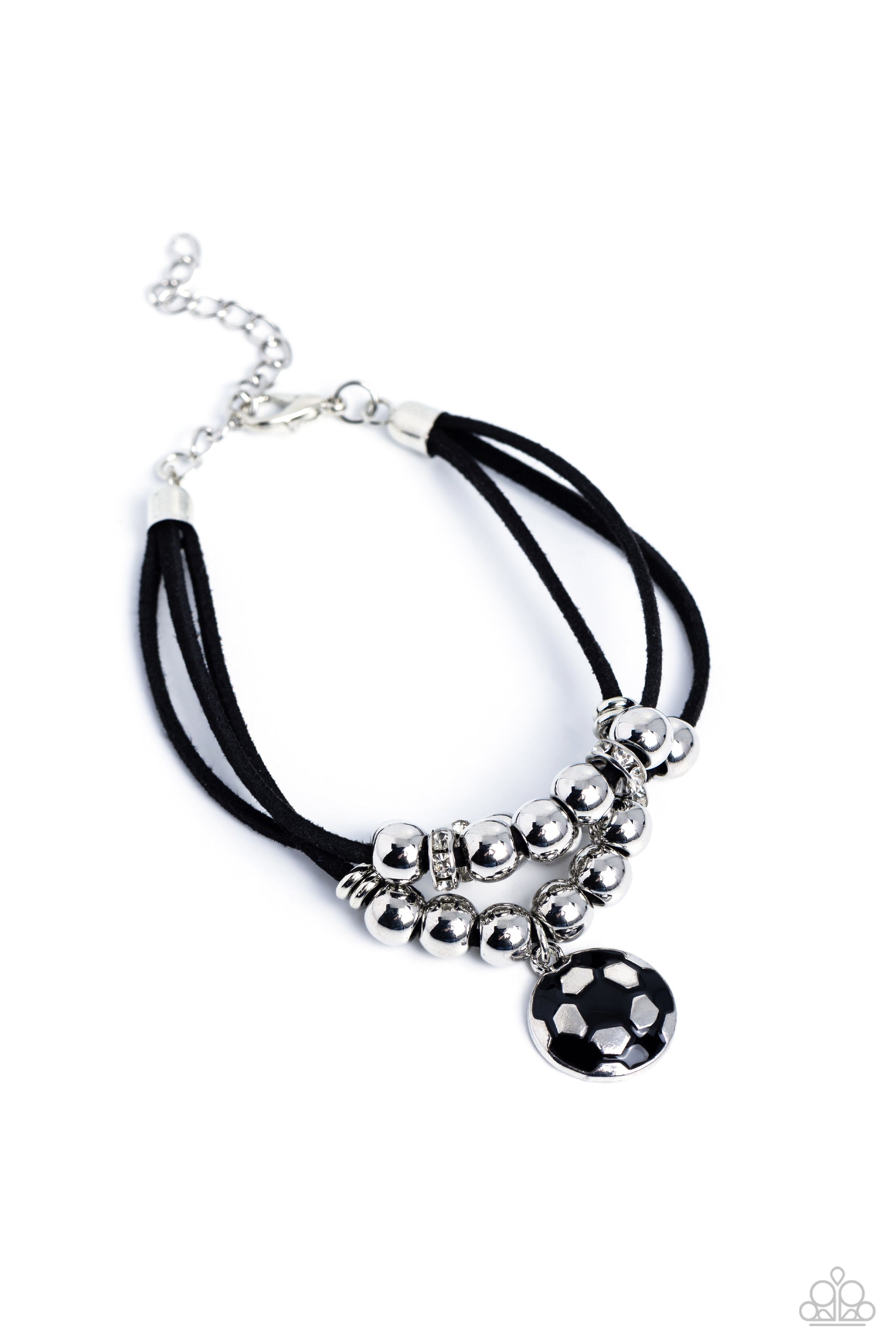 Soccer Player - black - Paparazzi bracelet