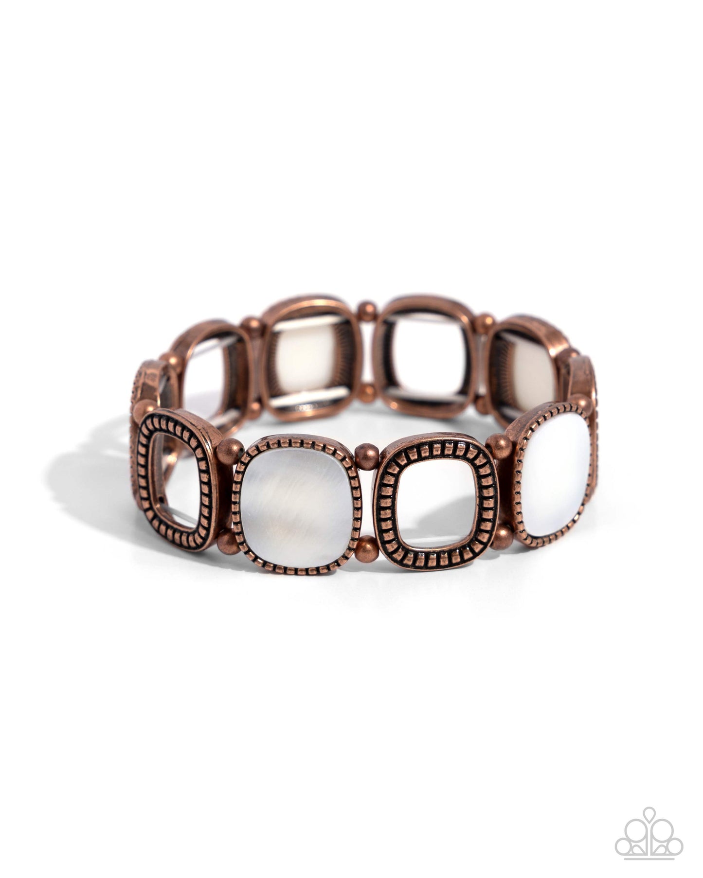 Socialite Shells - copper - Paparazzi bracelet