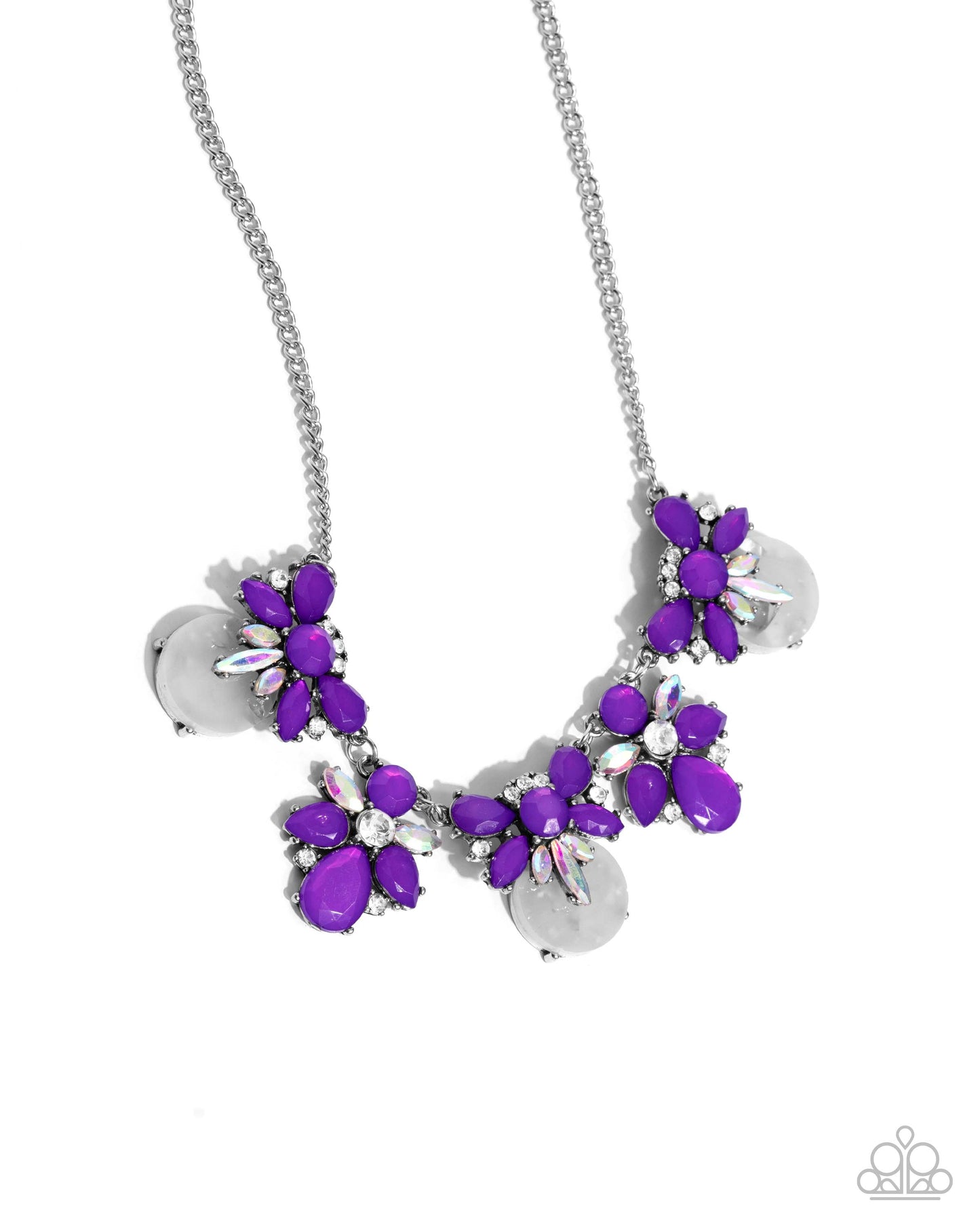 Socialite Statement - purple - Paparazzi necklace