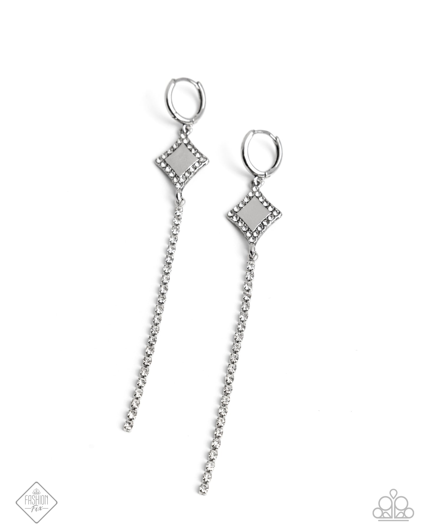 Soft-Hearted Sentiment - white - Paparazzi earrings