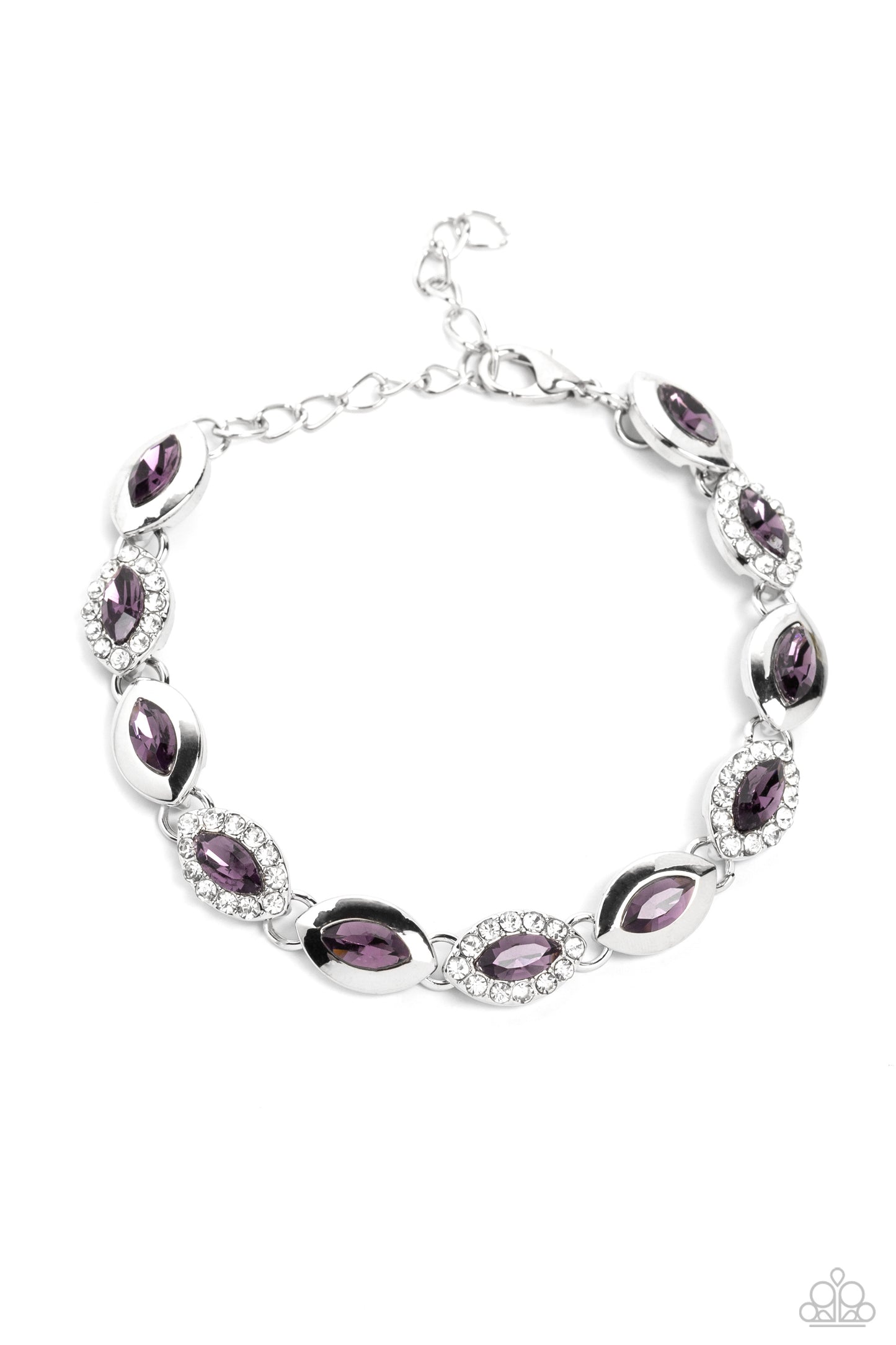 Some Serious Sparkle - purple - Paparazzi bracelet