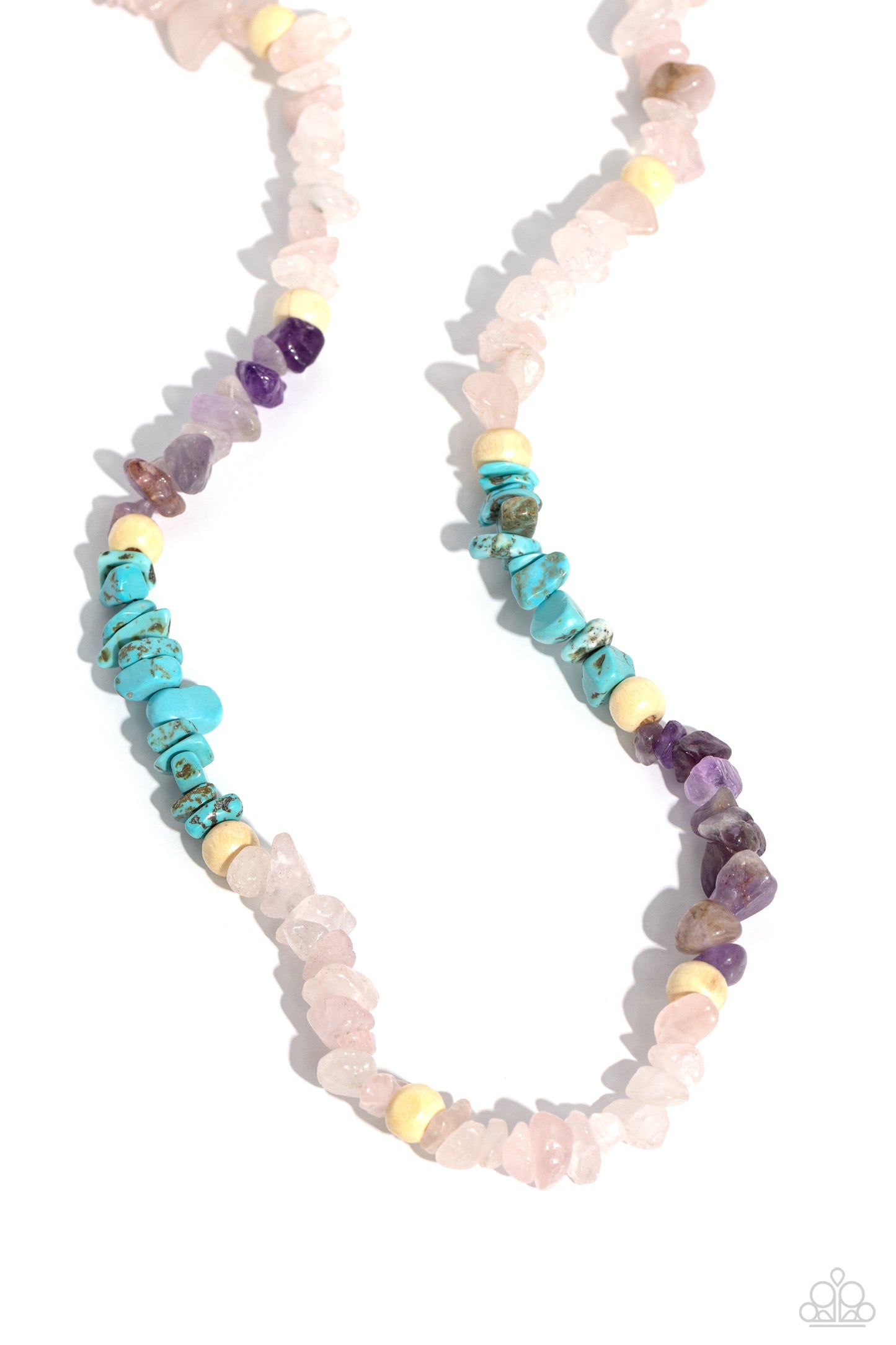 Soothing Stones - pink - Paparazzi necklace