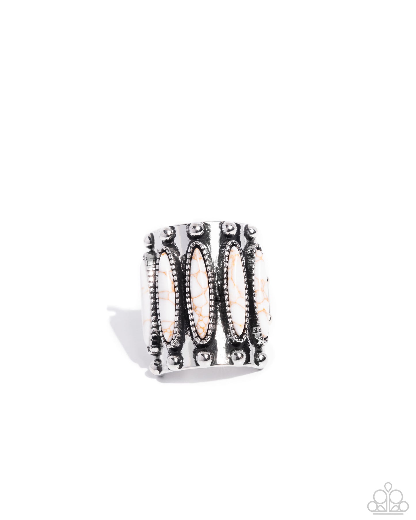 Southern Symmetry - white - Paparazzi ring