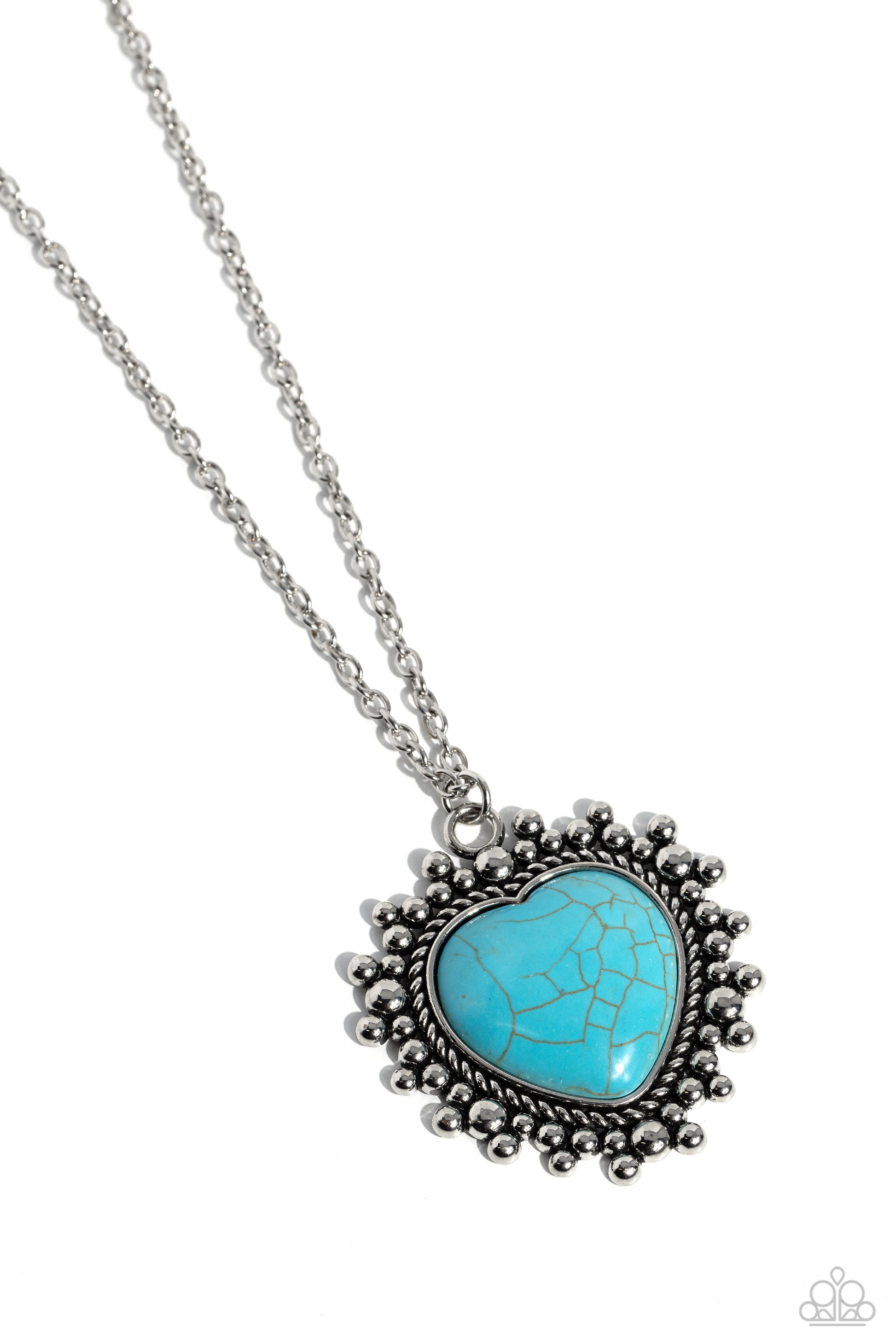 Southwestern Sentiment - blue - Paparazzi necklace