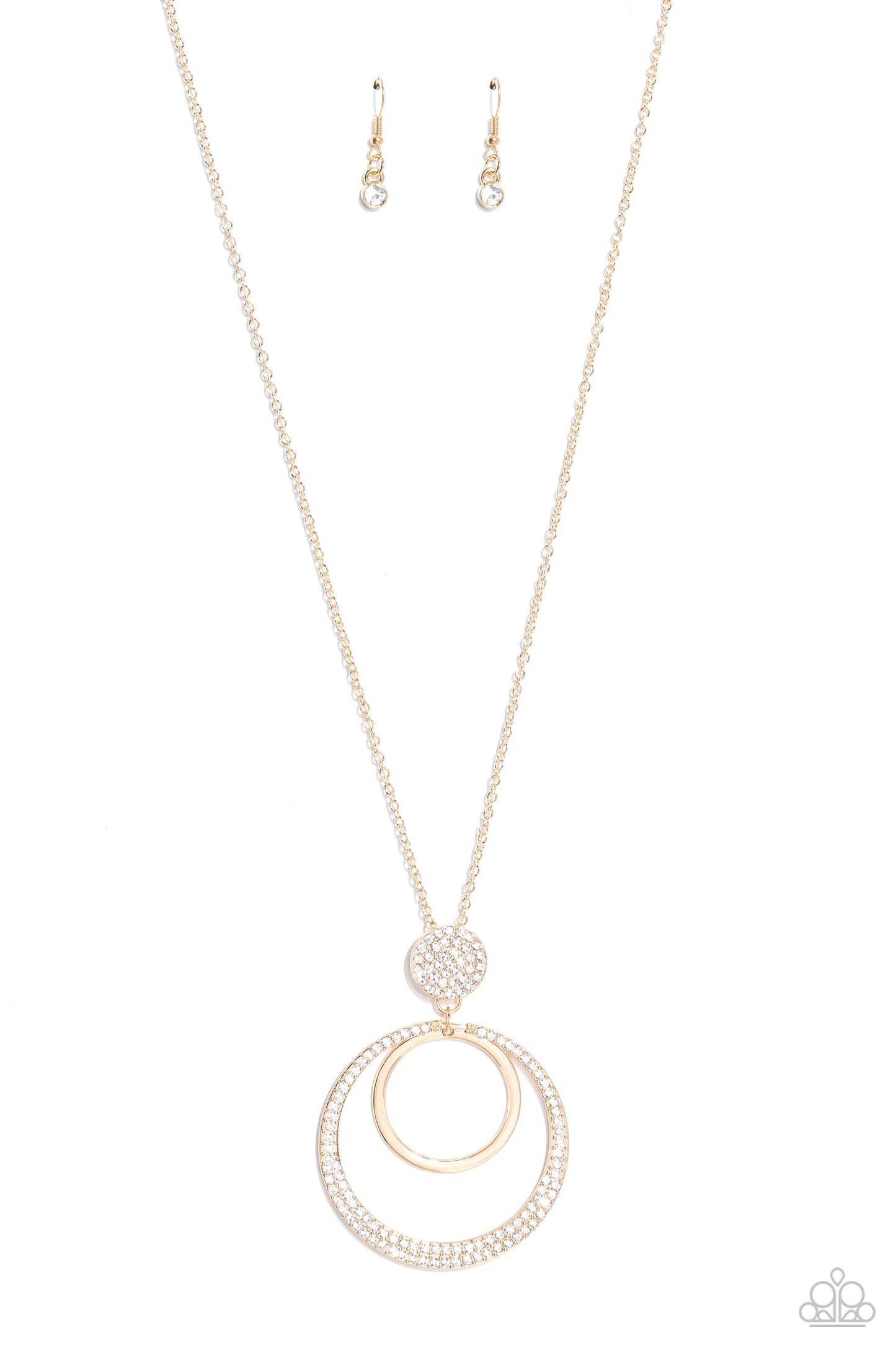 Spanish Sizzle - gold - Paparazzi necklace