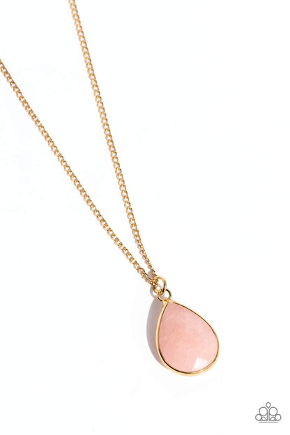 Sparkling Stones - pink - Paparazzi necklace