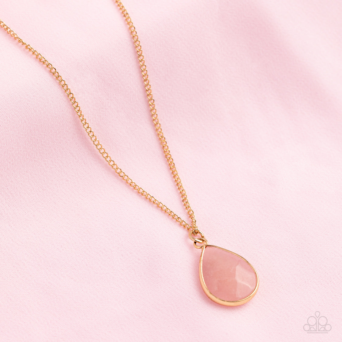 Sparkling Stones - pink - Paparazzi necklace