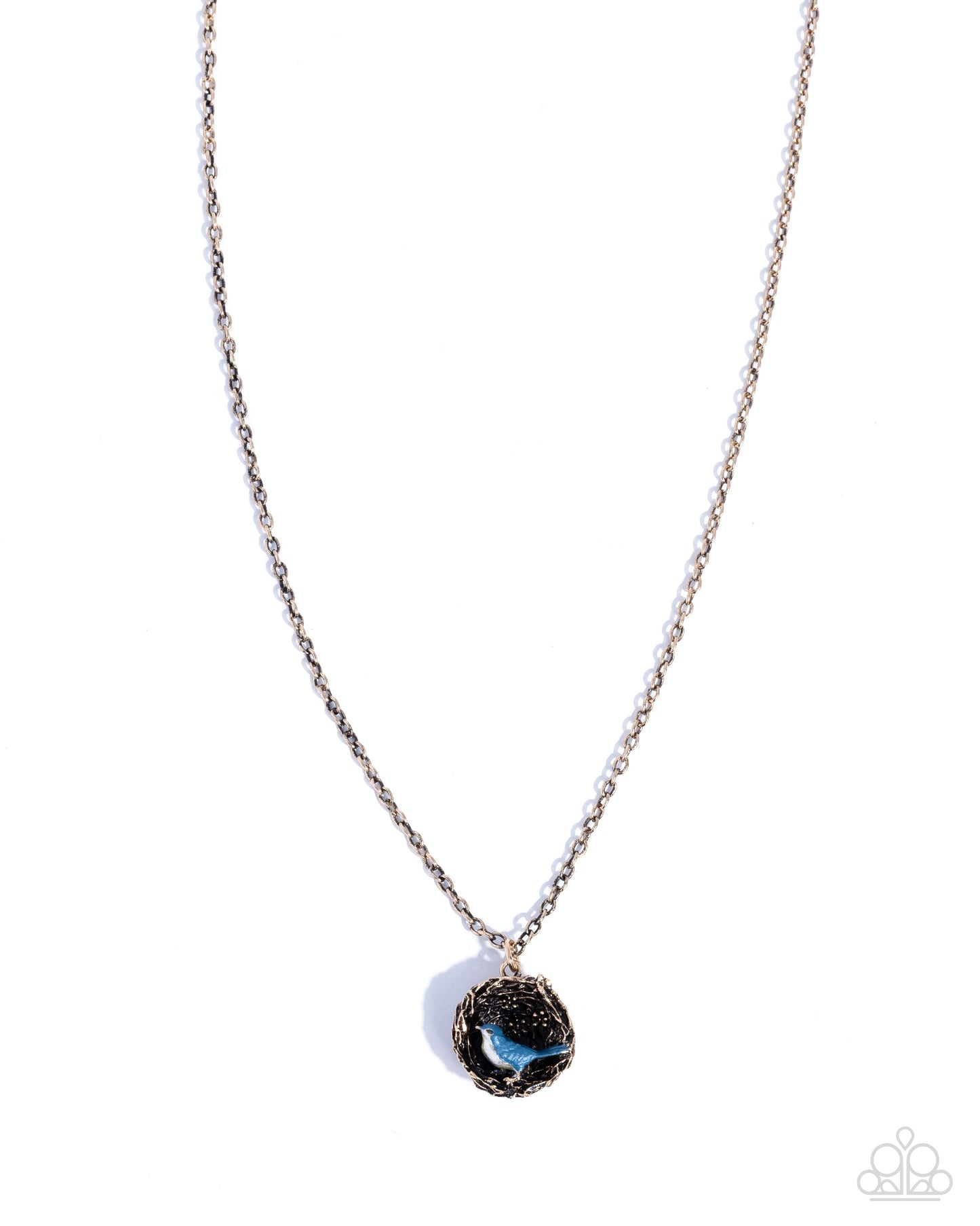 Sparrow Summer - blue - Paparazzi necklace