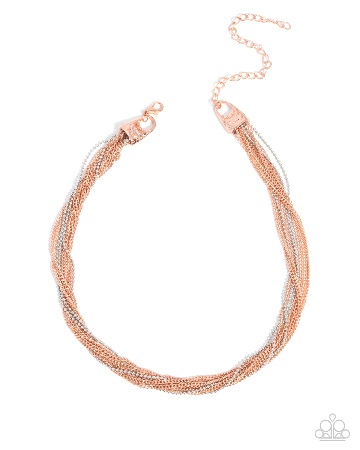 Speculative Strands - copper - Paparazzi necklace