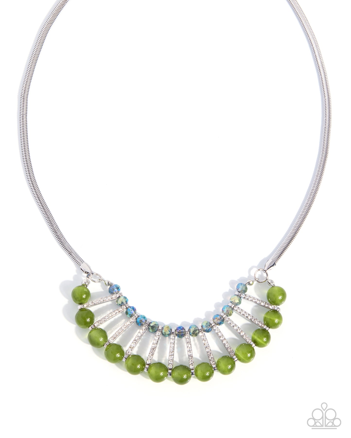 Spellbinding Shine - green - Paparazzi necklace