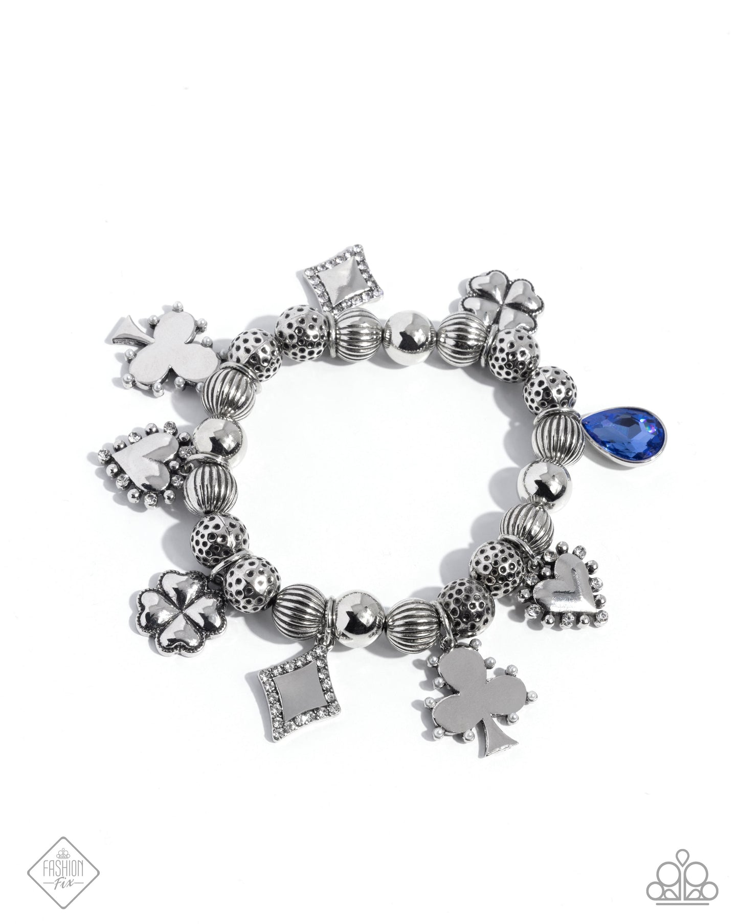 Spirited Sentiment - blue - Paparazzi bracelet