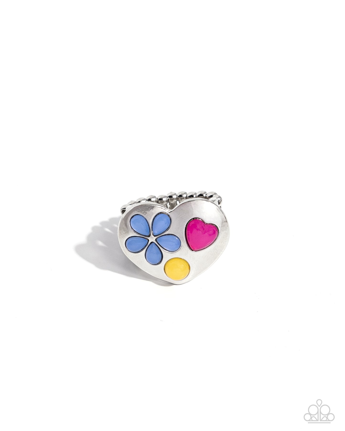 Spirited Shapes - blue - Paparazzi ring