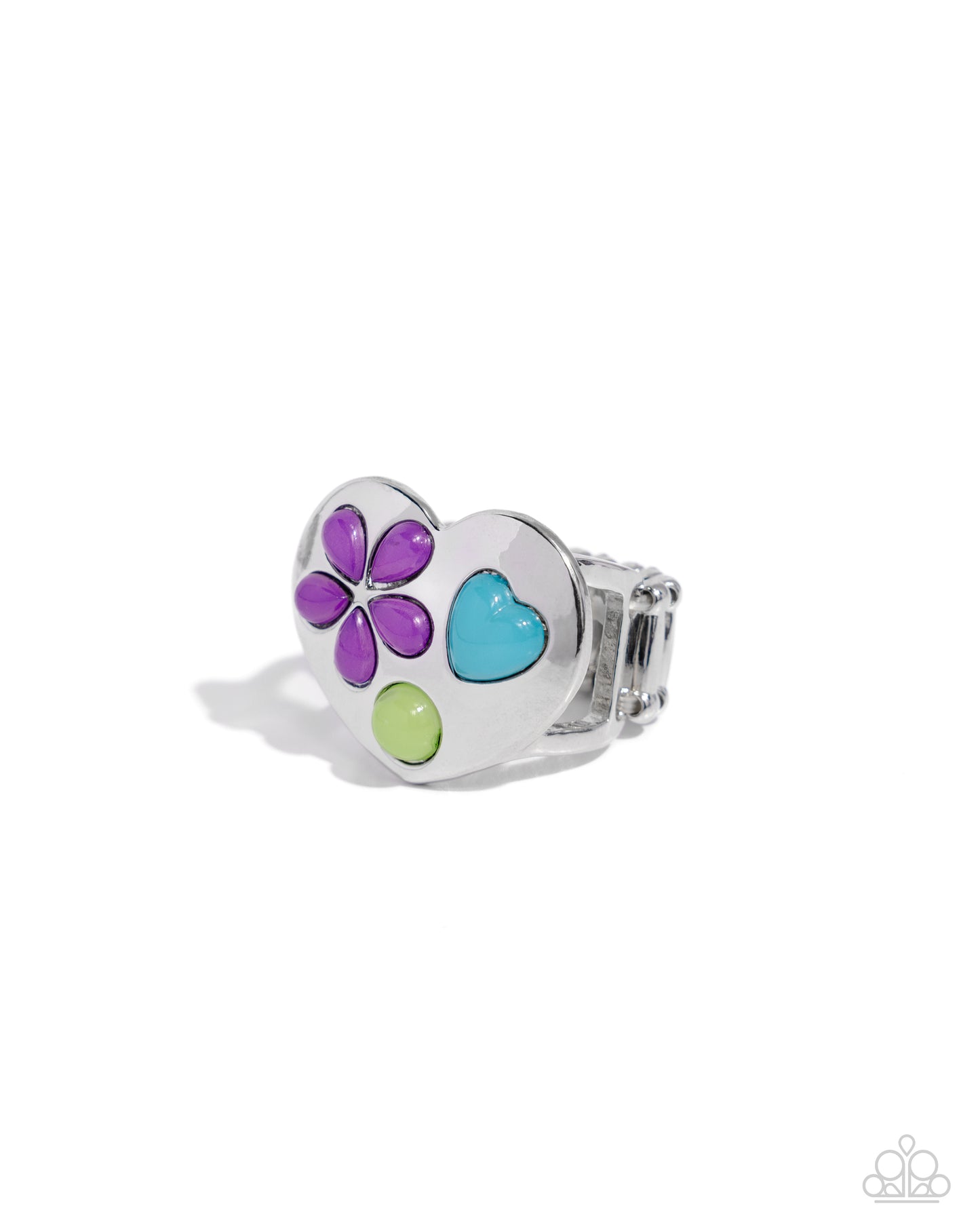 Spirited Shapes - purple - Paparazzi ring