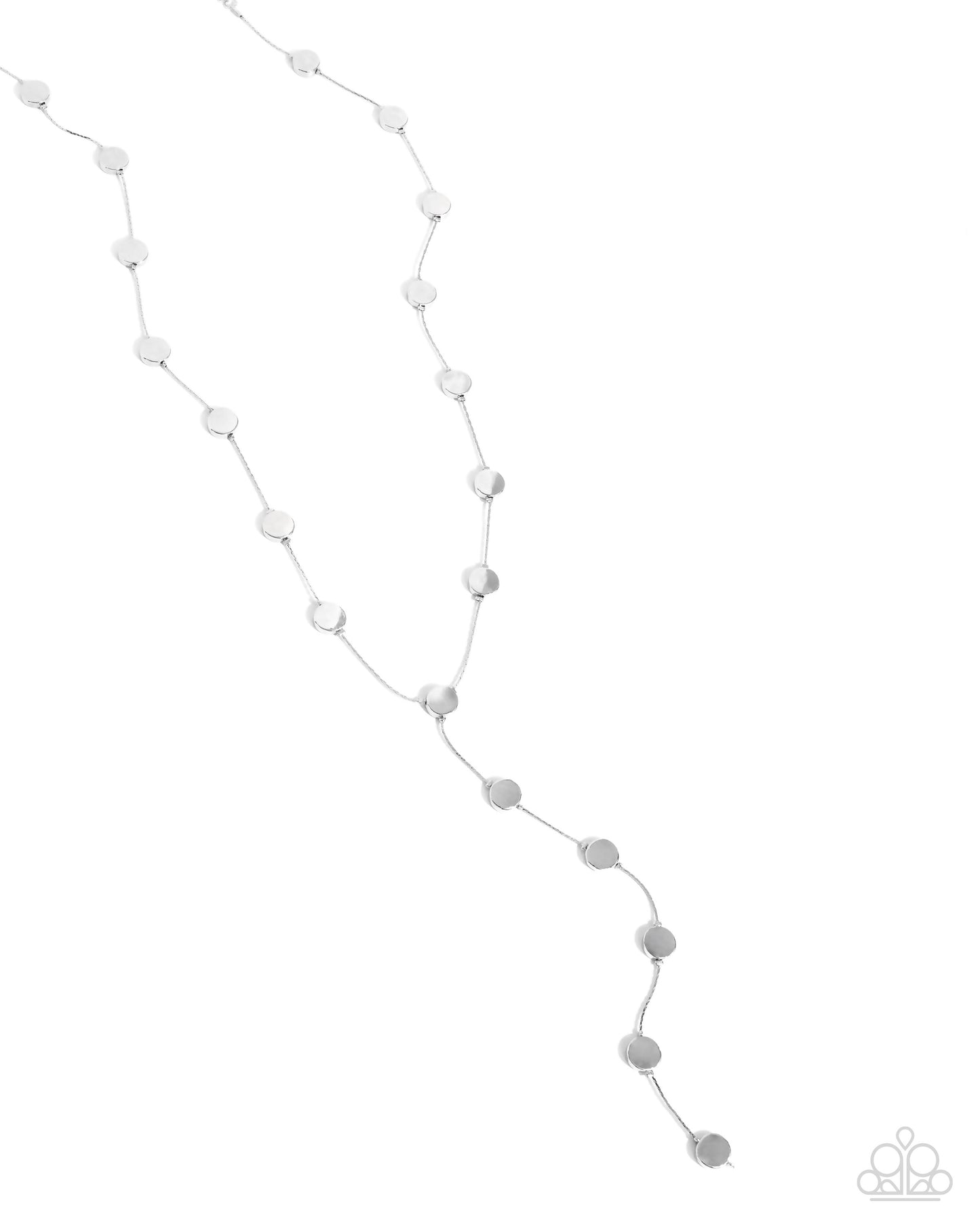 Spotlight Moment - silver - Paparazzi necklace