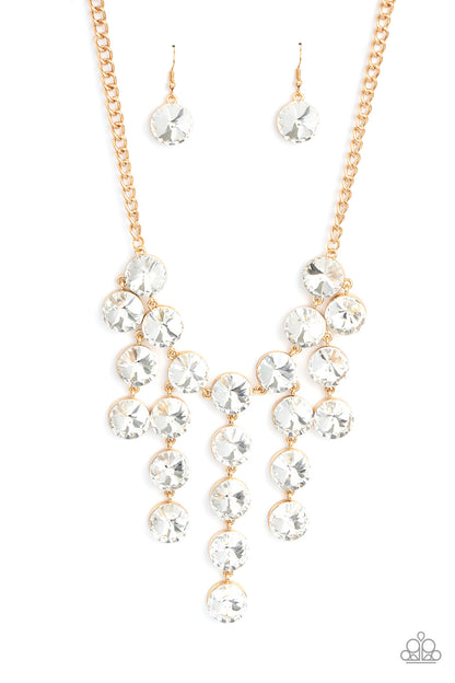 Spotlight Stunner - gold - Paparazzi necklace