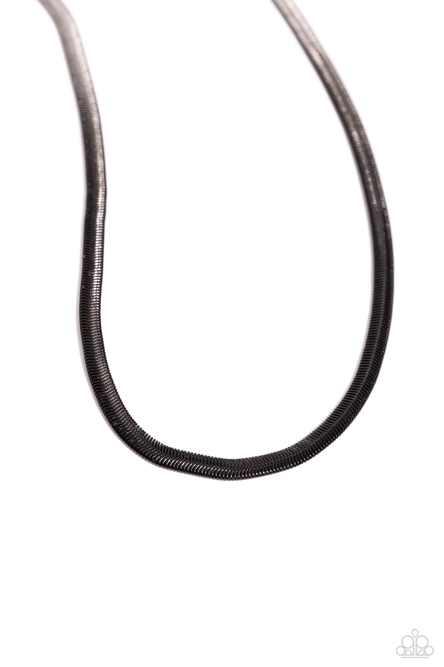 Spray Paint Sass - black - Paparazzi necklace