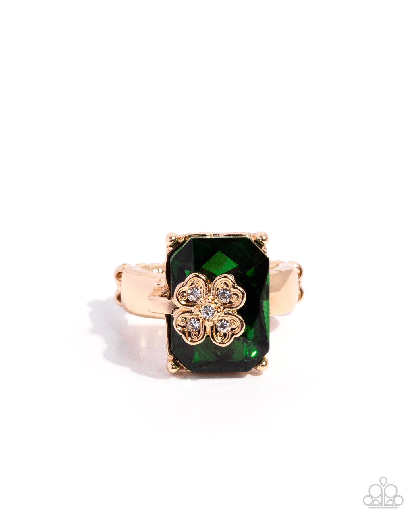 St. Patricks Shimmer - gold - Paparazzi ring